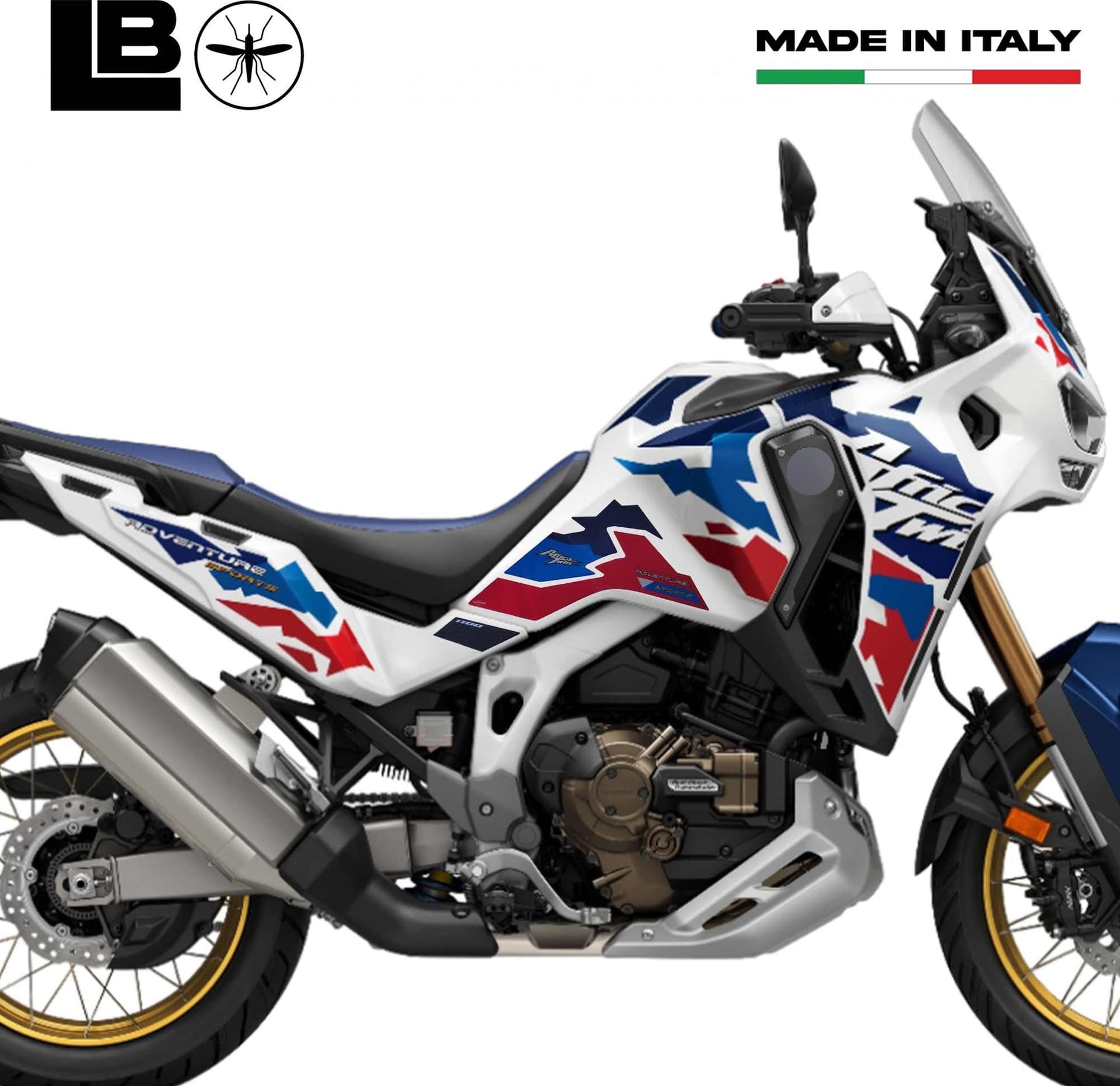 Adesivi Protezioni Laterali serbatoio compatibili con Honda Africa Twin ADV 2024 - 5