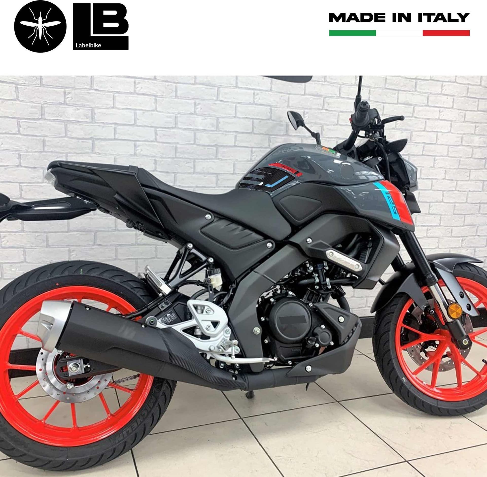 Protezioni serbatoio 3D compatibili con Yamaha MT-125 2020-2025 - 15