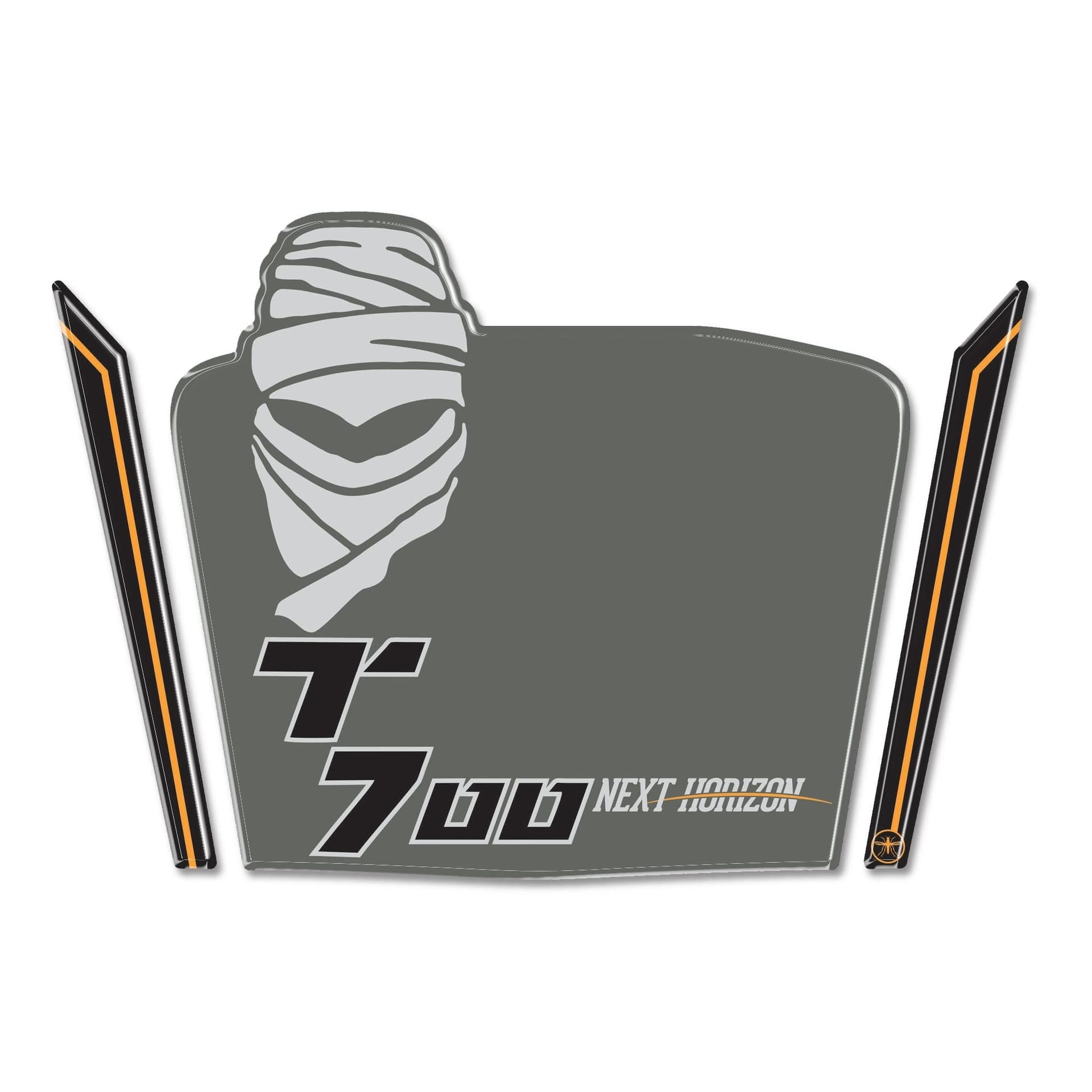 Adesivi cupolino 3D compatibili con Yamaha Tenere 700 2023 - 4