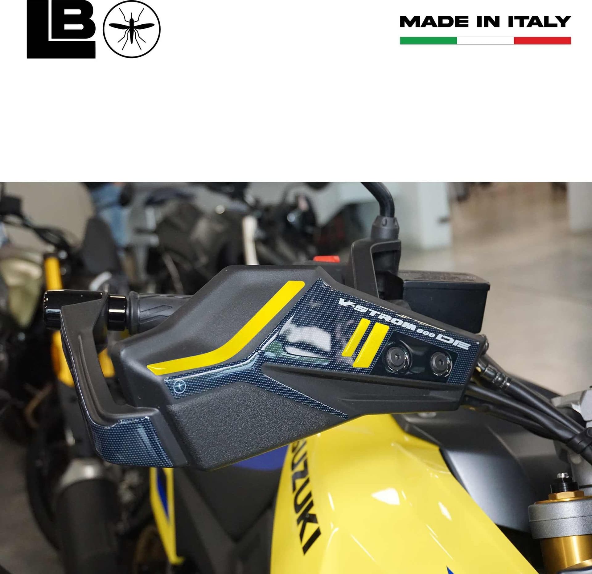 Adesivi 3D Protezioni Paramani compatibile con Suzuki V-Strom 800DE - 6
