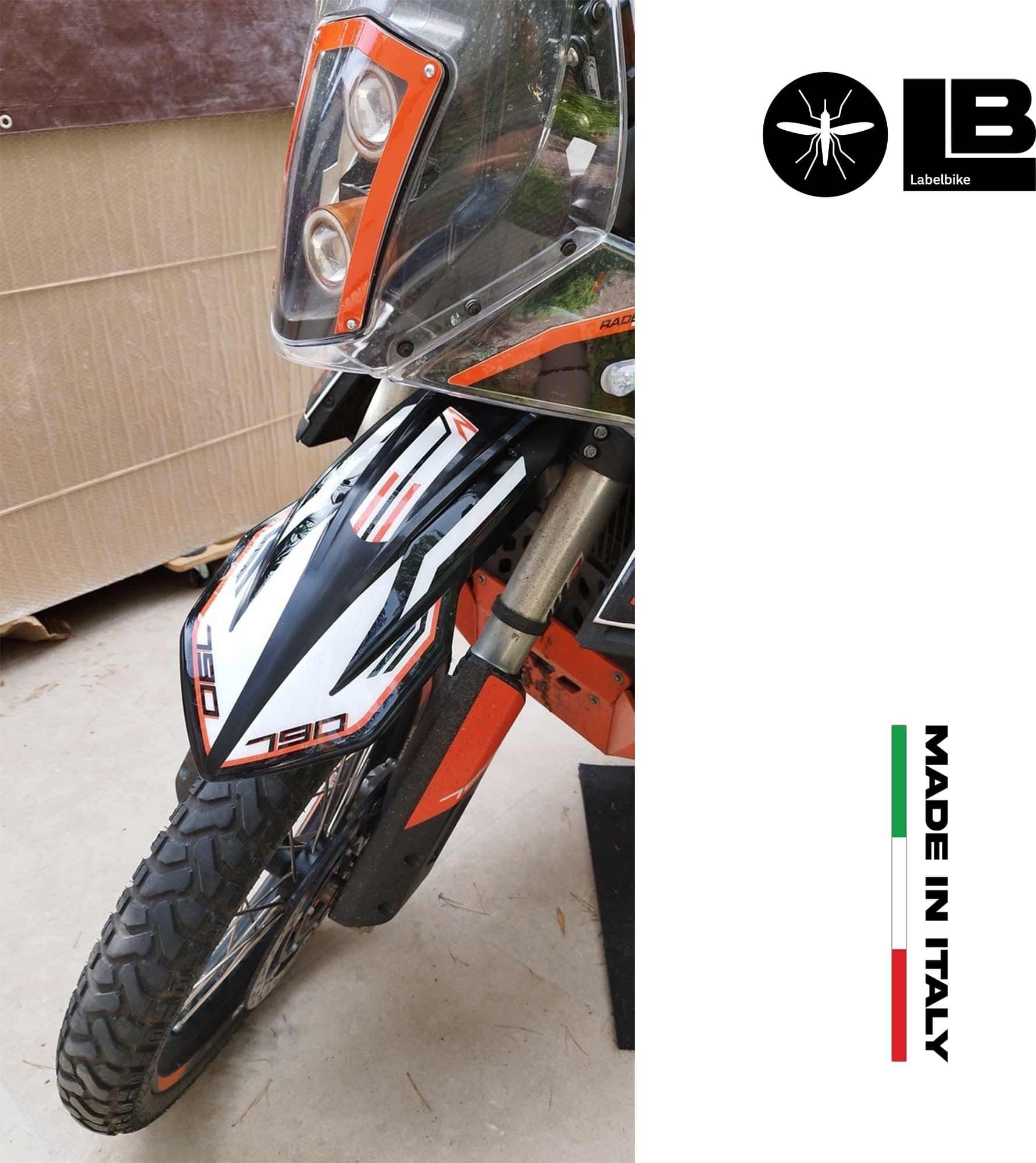 Adesivo Protezione Parafango moto compatibile con KTM 790 Adventure R 2019-20 - 3