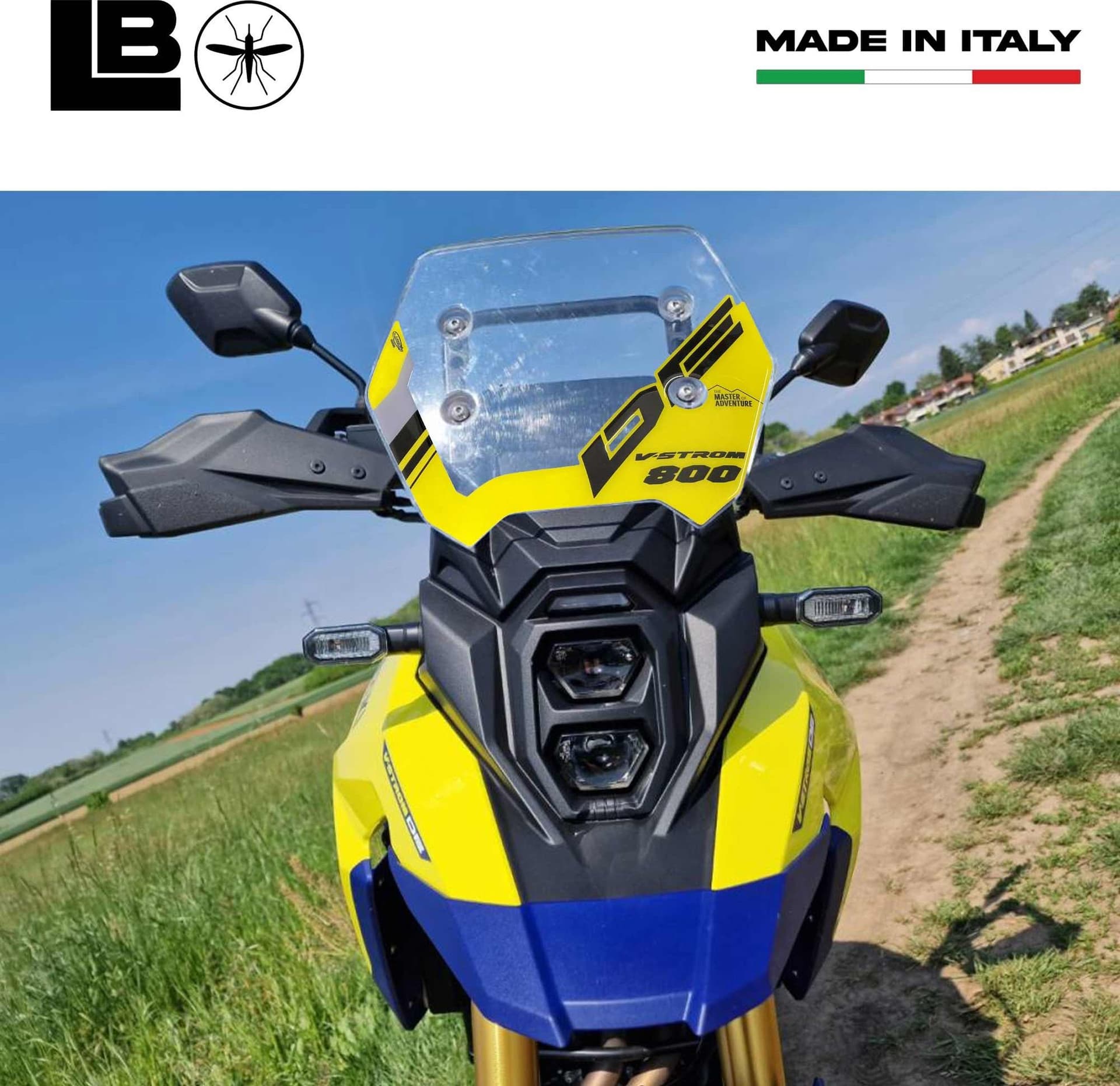 Adesivo Gel 3D Protezione Cupolino compatibile con Suzuki V-Strom 800DE - 6
