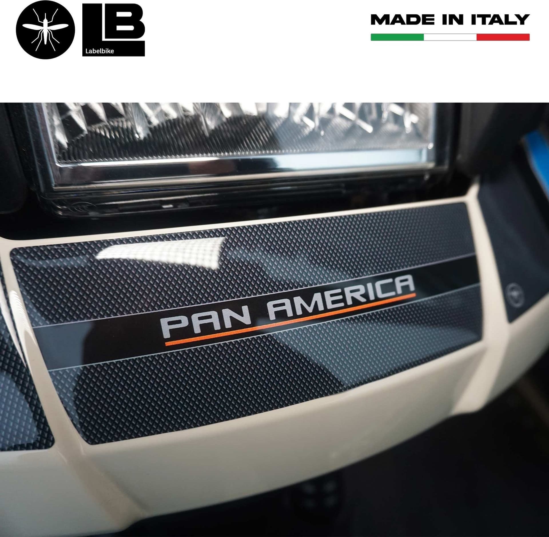 Adesivi 3D Protezioni frontali moto compatibili con Harley Davidson Pan America - 7