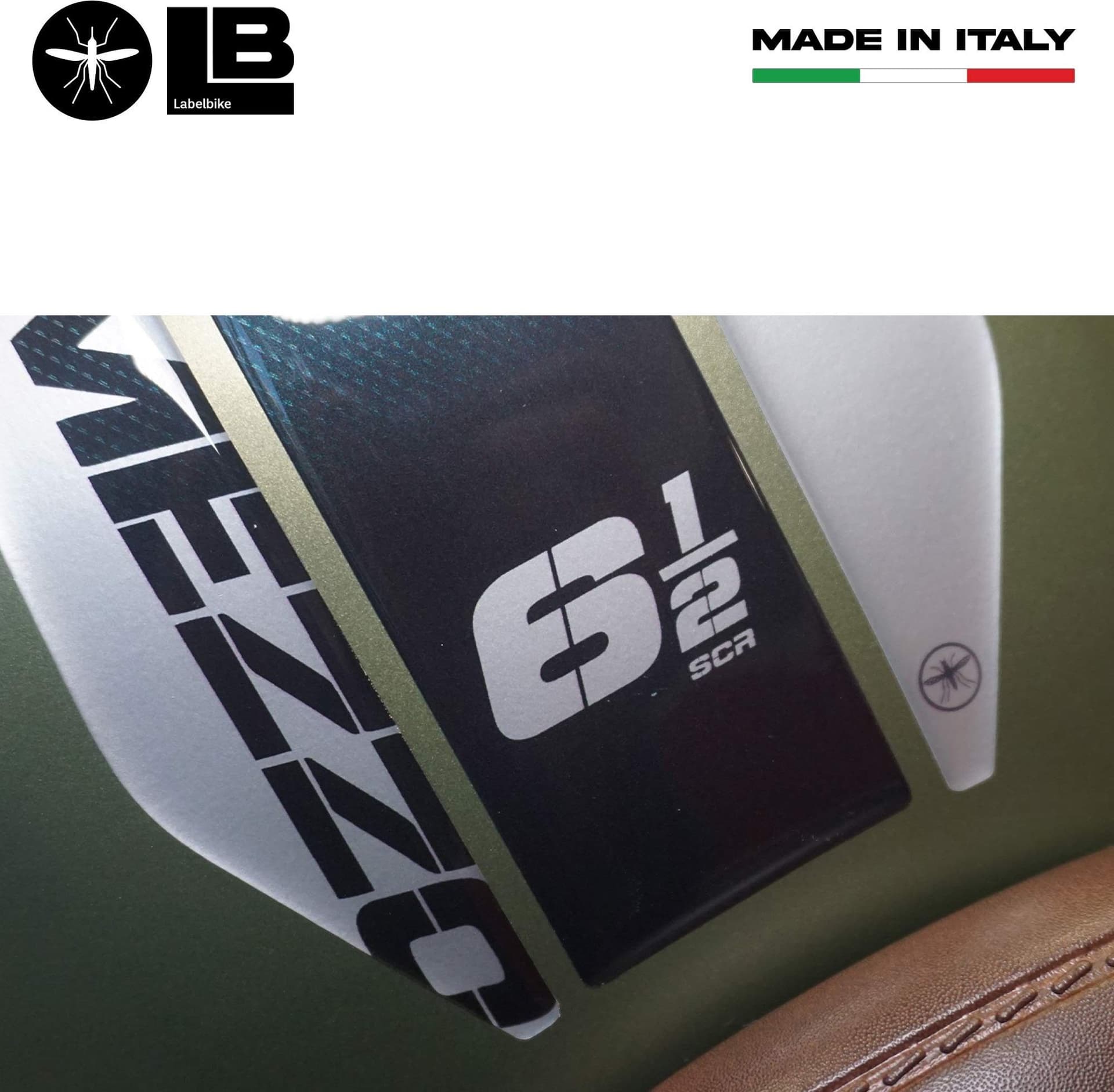 Paraserbatoio adesivo 3D serbatoio compatibile con Moto Morini SEIEMMEZZO SCR - 6