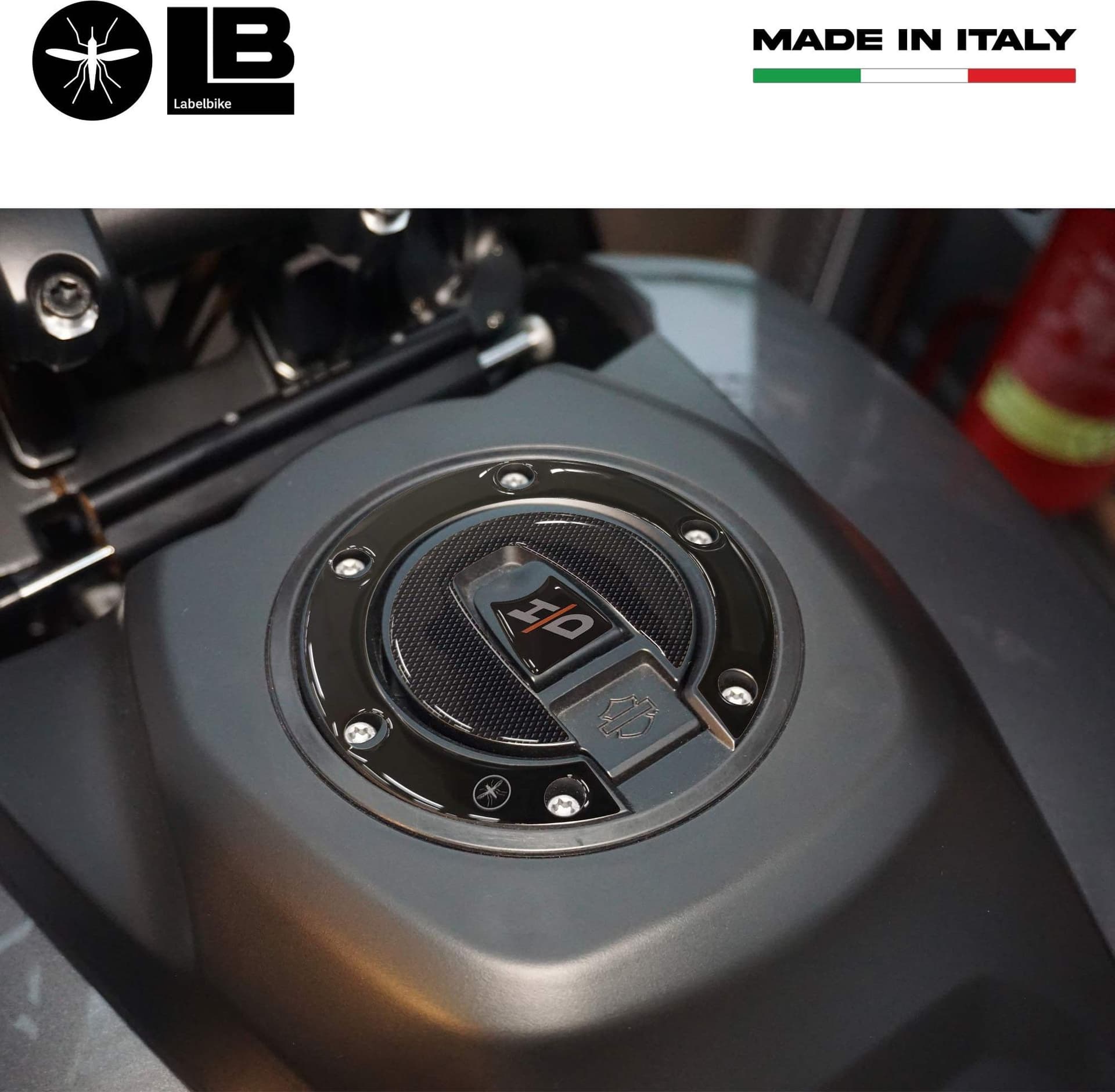 Adesivo Protezione tappo serbatoio compatibile con Harley Davidson Pan America - 9