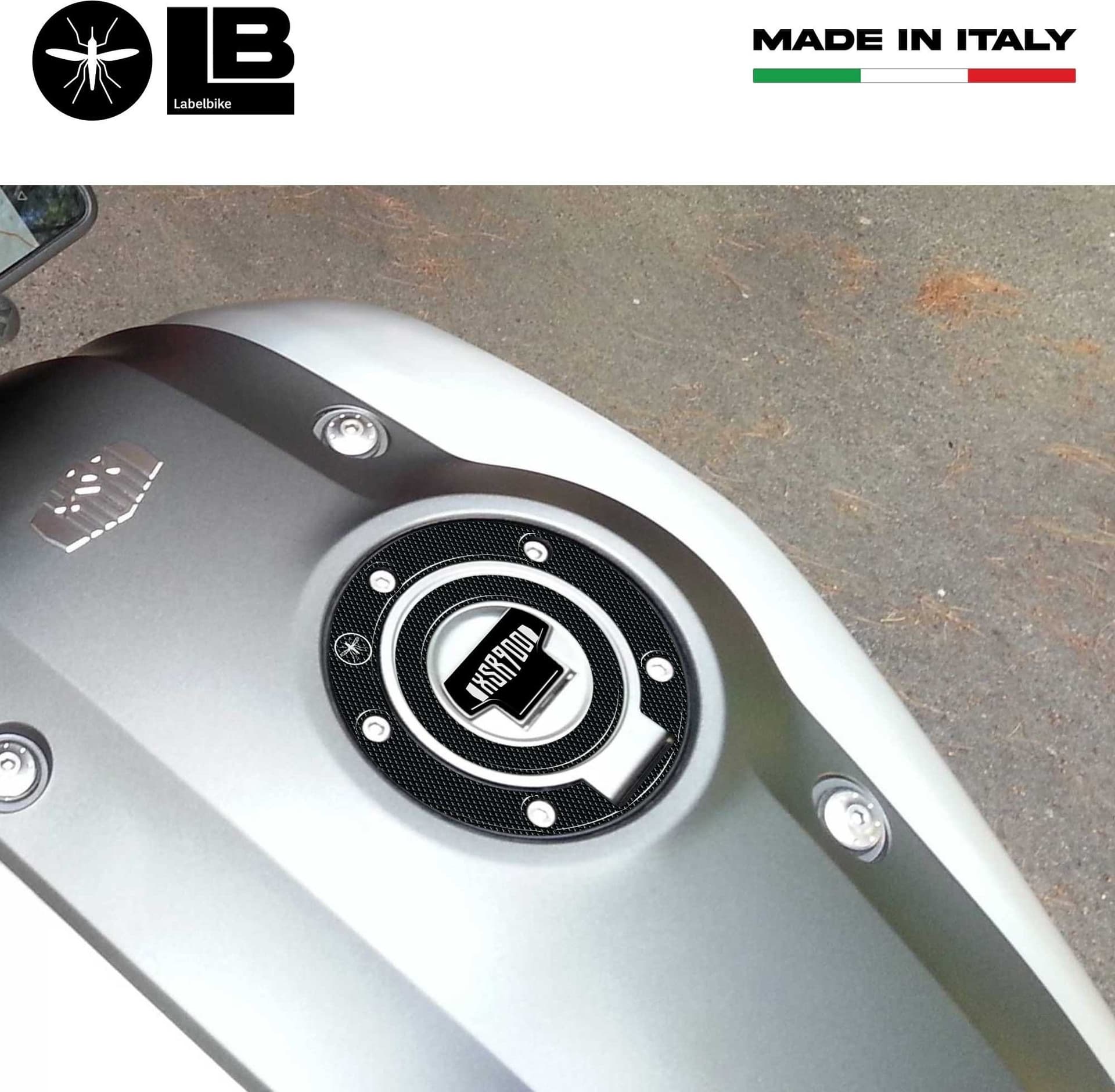 Adesivo tappo serbatoio 3D compatibile con Yamaha XSR900 2016-2020 - 3