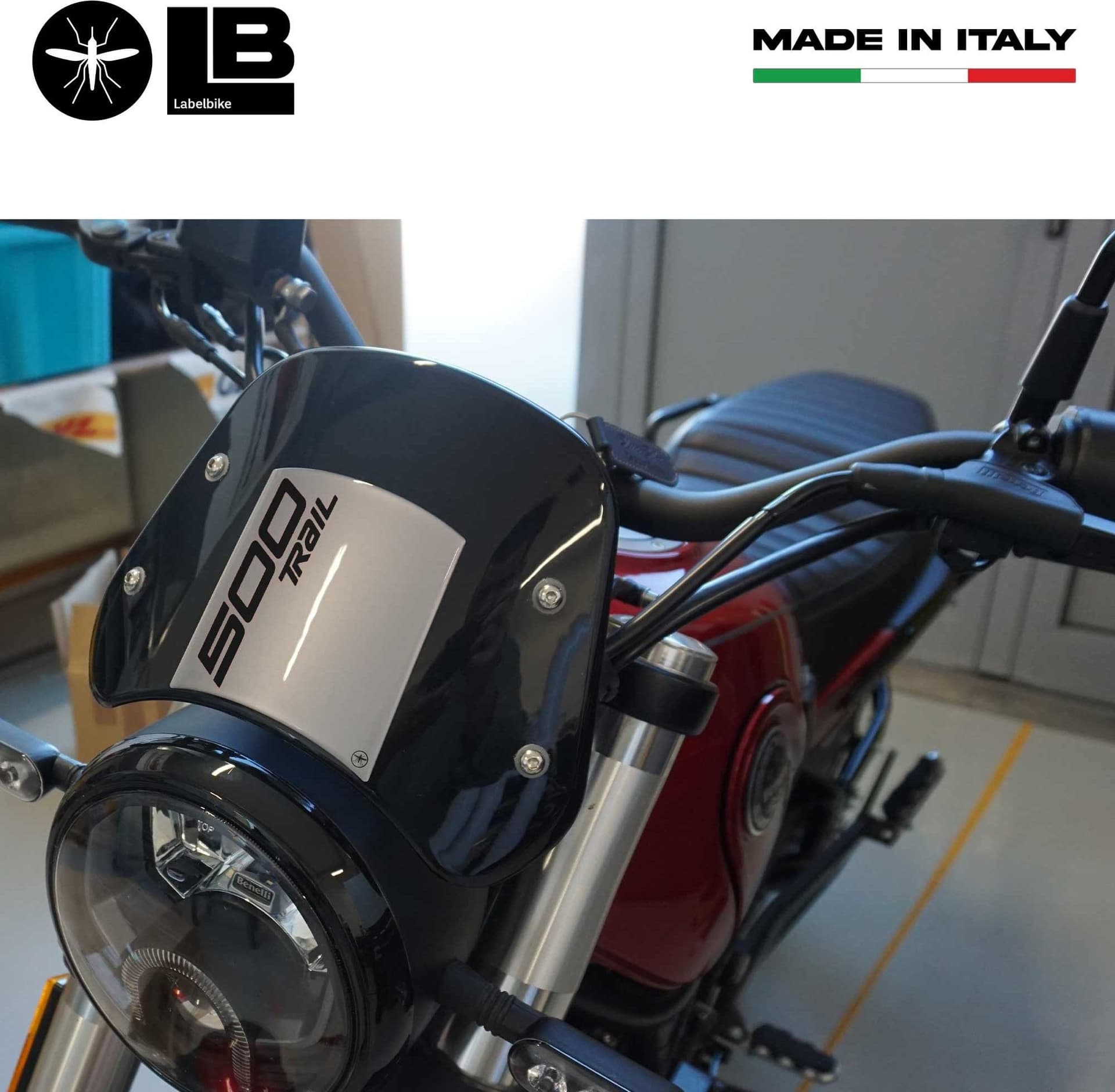 Adesivo Gel 3D Protezione Cupolino compatibile con Benelli Leoncino 500 Trail - 4