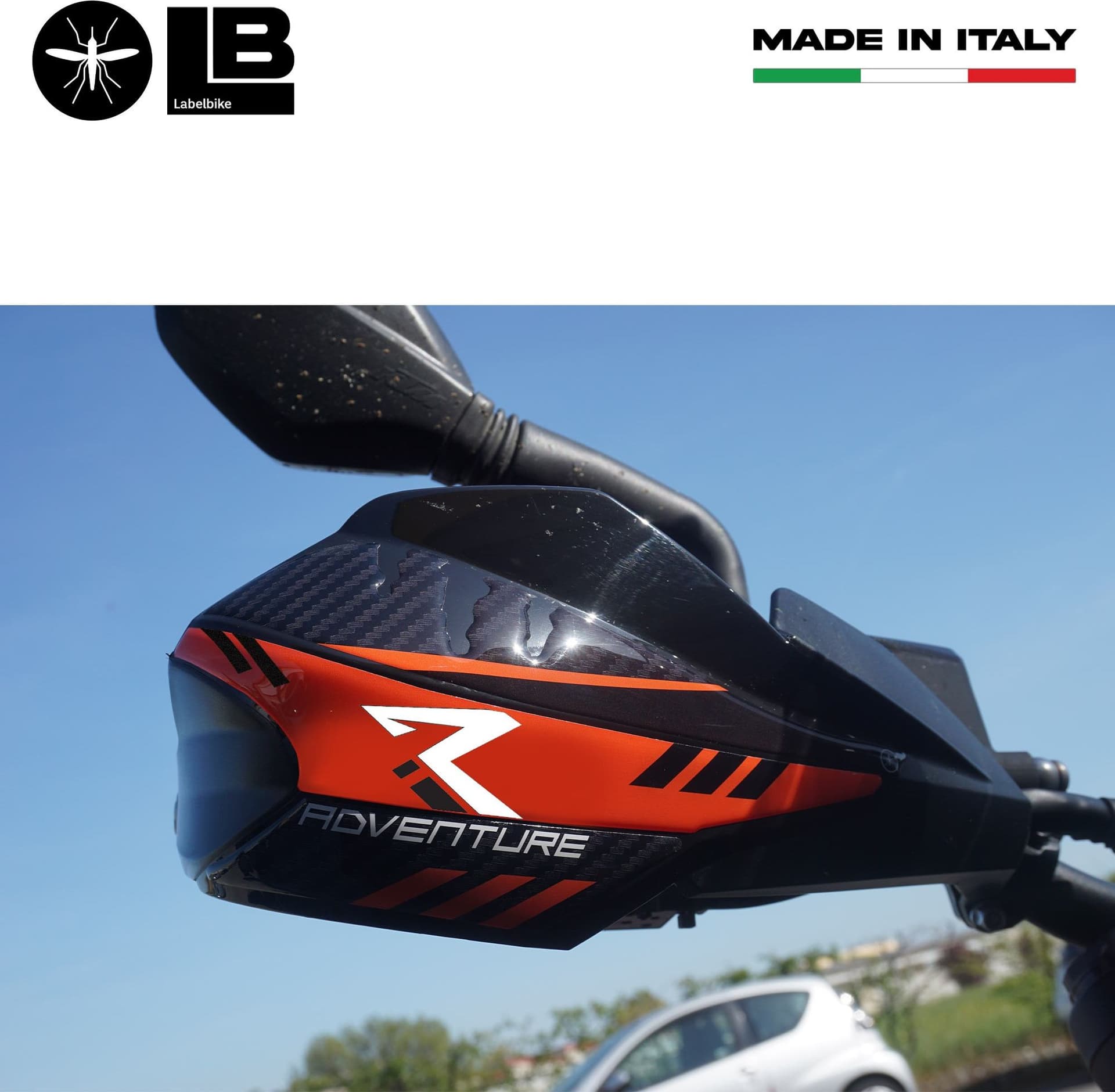 Adesivi 3D Protezione Paramani compatibile con KTM 790 890 1090 1190 Adventure R - 3