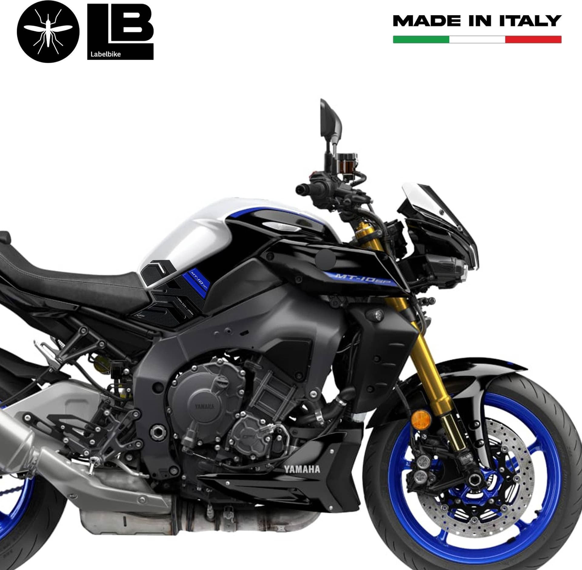 Adesivi 3D serbatoio compatibili con Yamaha MT-10 SP 2022-25 - 16