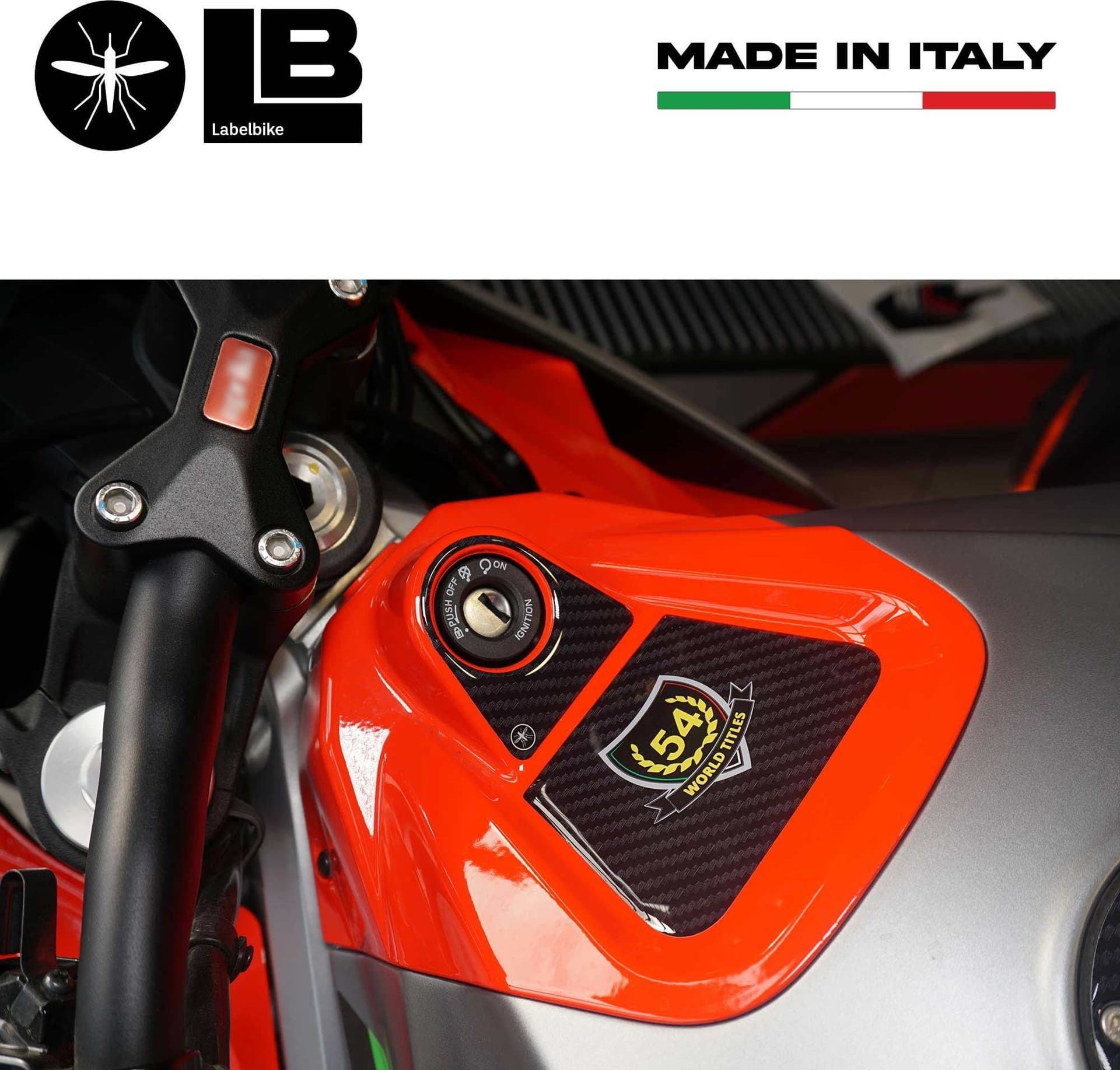 Kit completo Adesivi 3D compatibili con Aprilia RS 660 giallo 2020-25 - 6