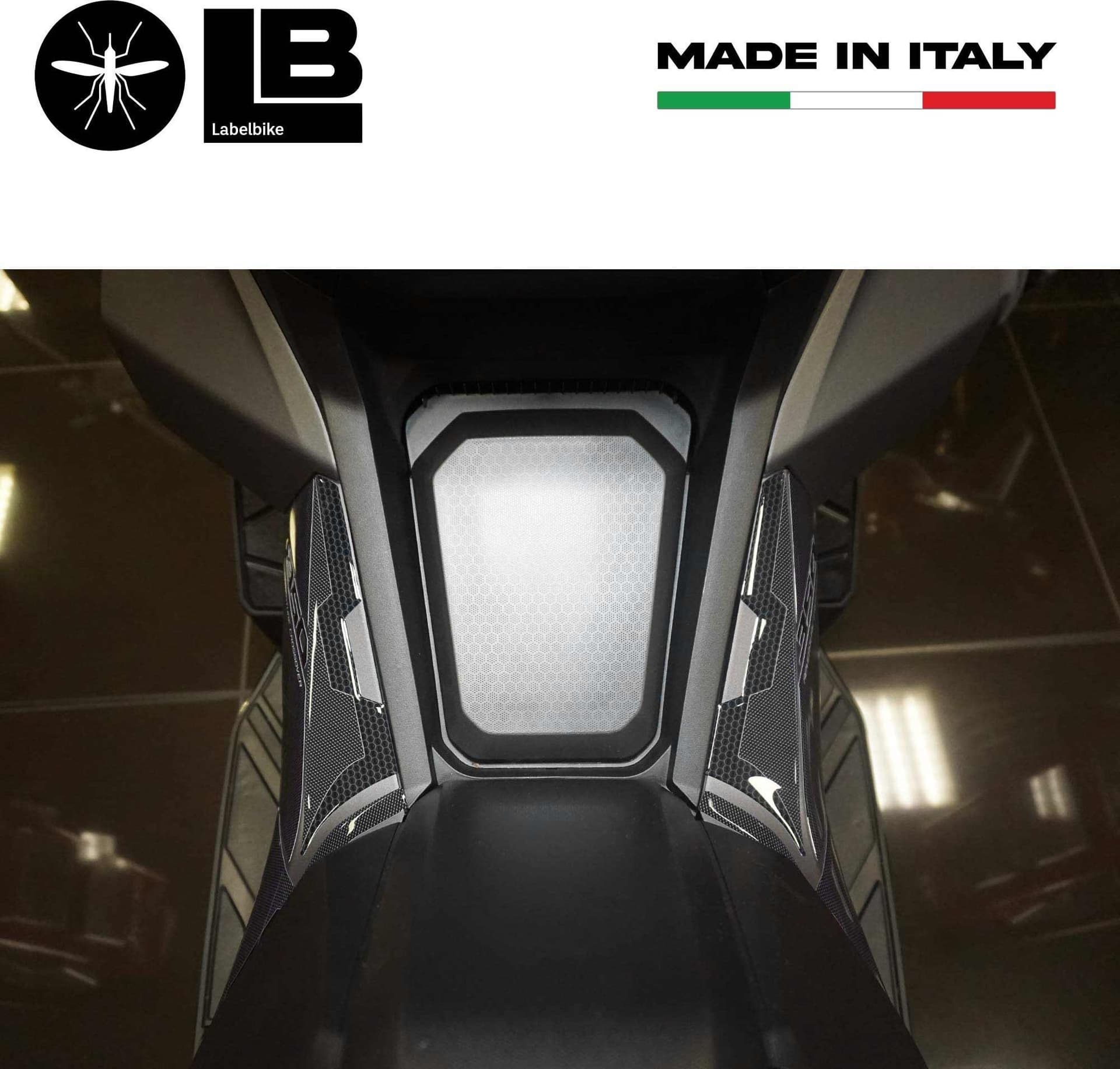 Adesivi 3D Protezioni Boomerang laterali compatibili con Honda ADV350 2022-2025 - 7