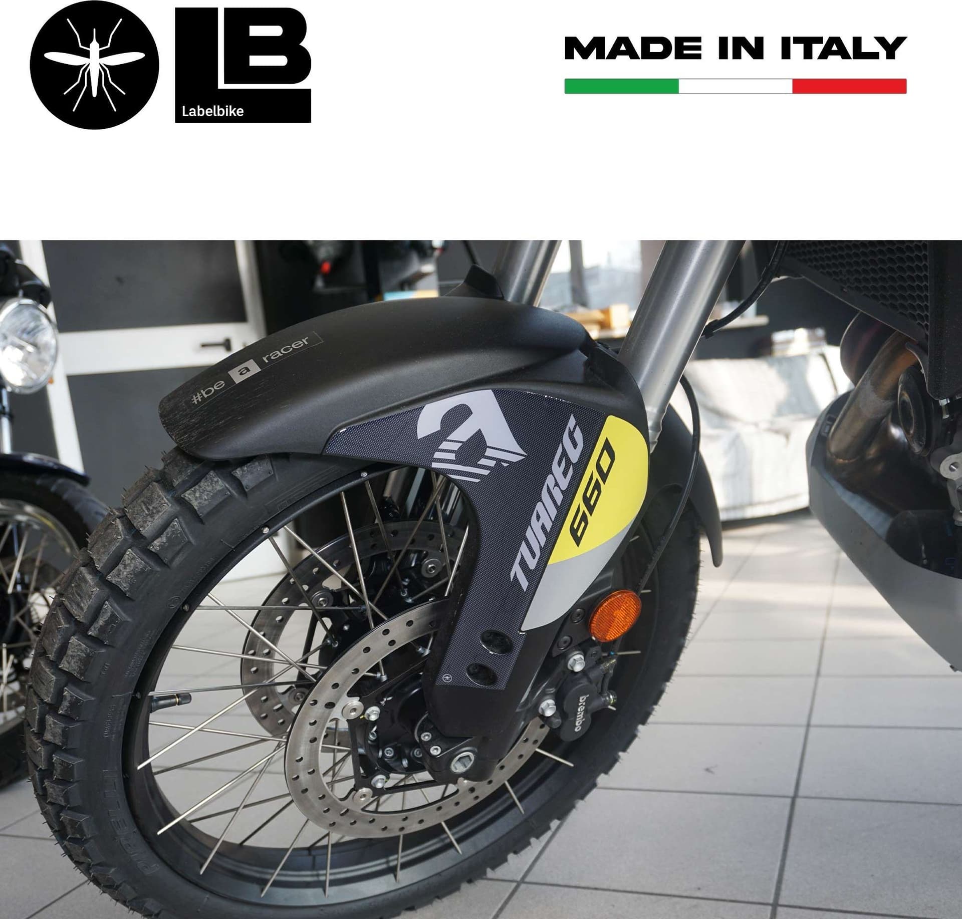 Adesivi 3D Protezioni Parasteli compatibili con Aprilia Tuareg 660 2022-2025 - 6
