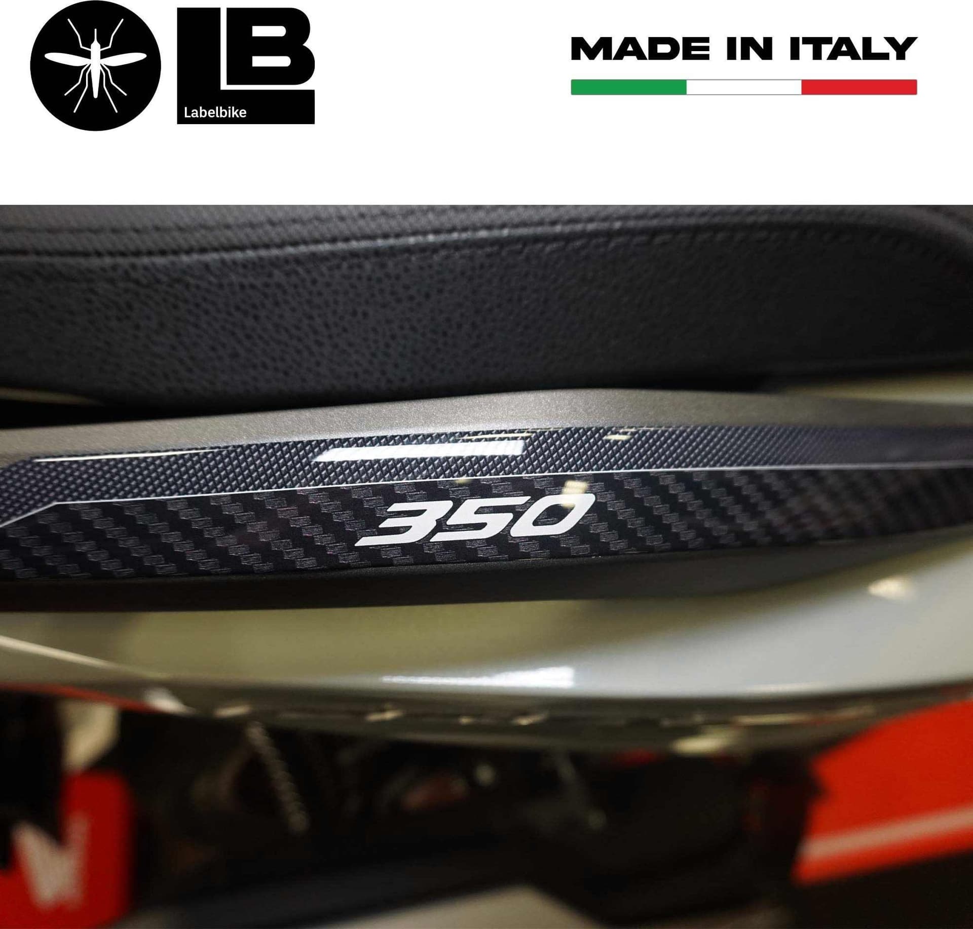 Adesivi 3D Protezioni Maniglie posteriori compatibili con Honda Forza 350 2022-5 - 6