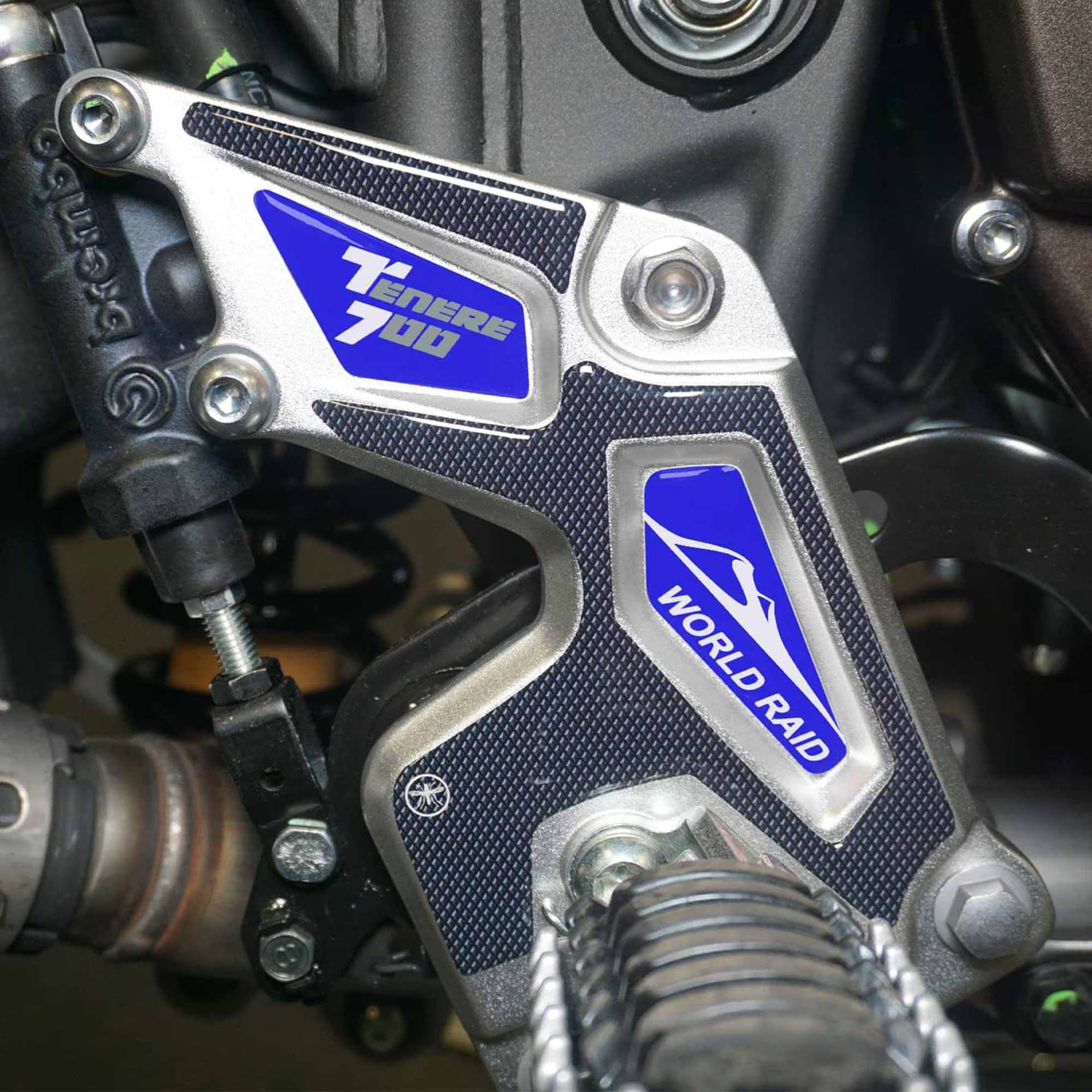 Adesivi 3D Protezioni Battitacco compatibili con Yamaha tenere 700 - 16