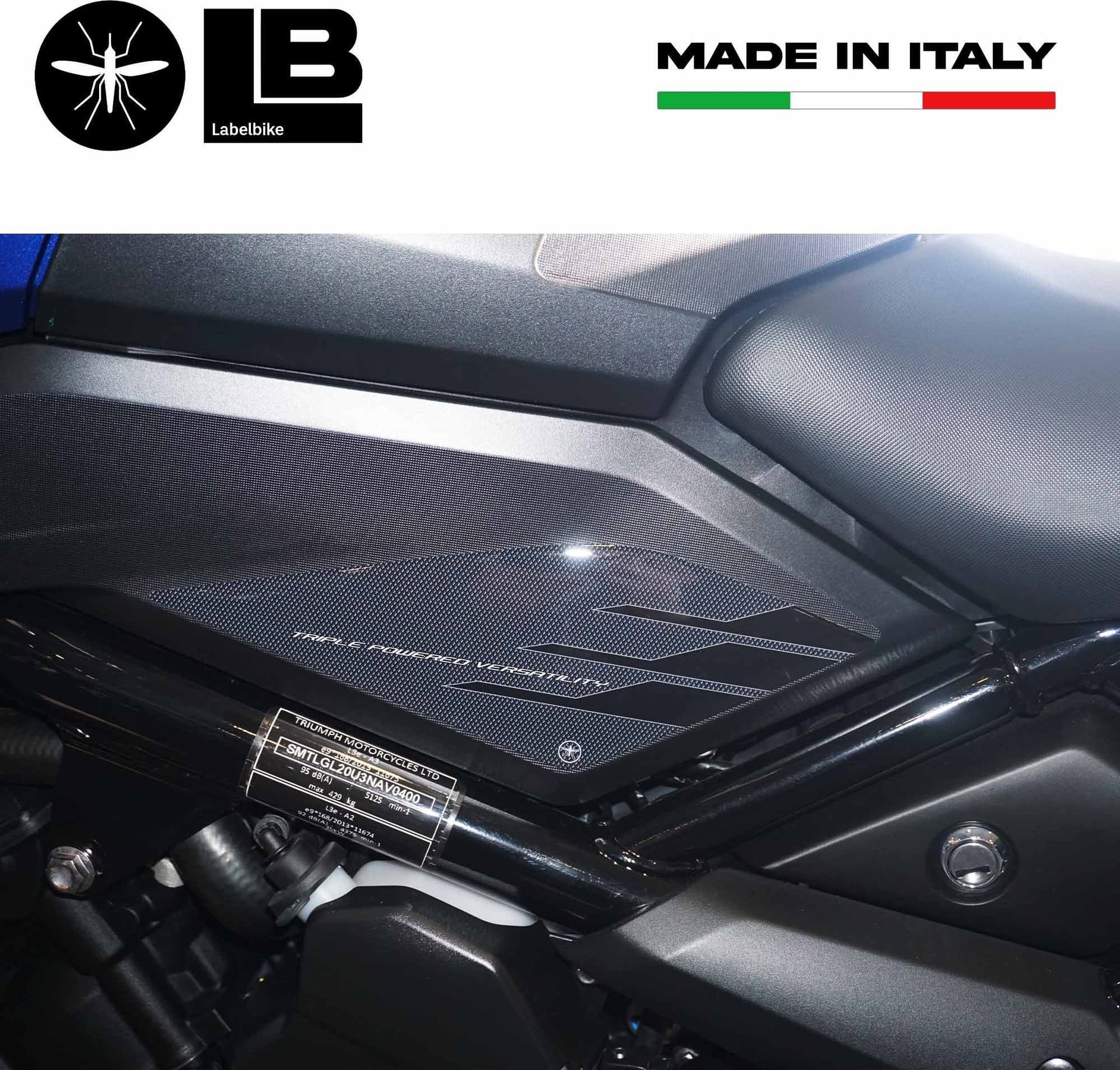 Adesivi 3D Protezioni laterali compatibili con Triumph Tiger 660 Sport - 6