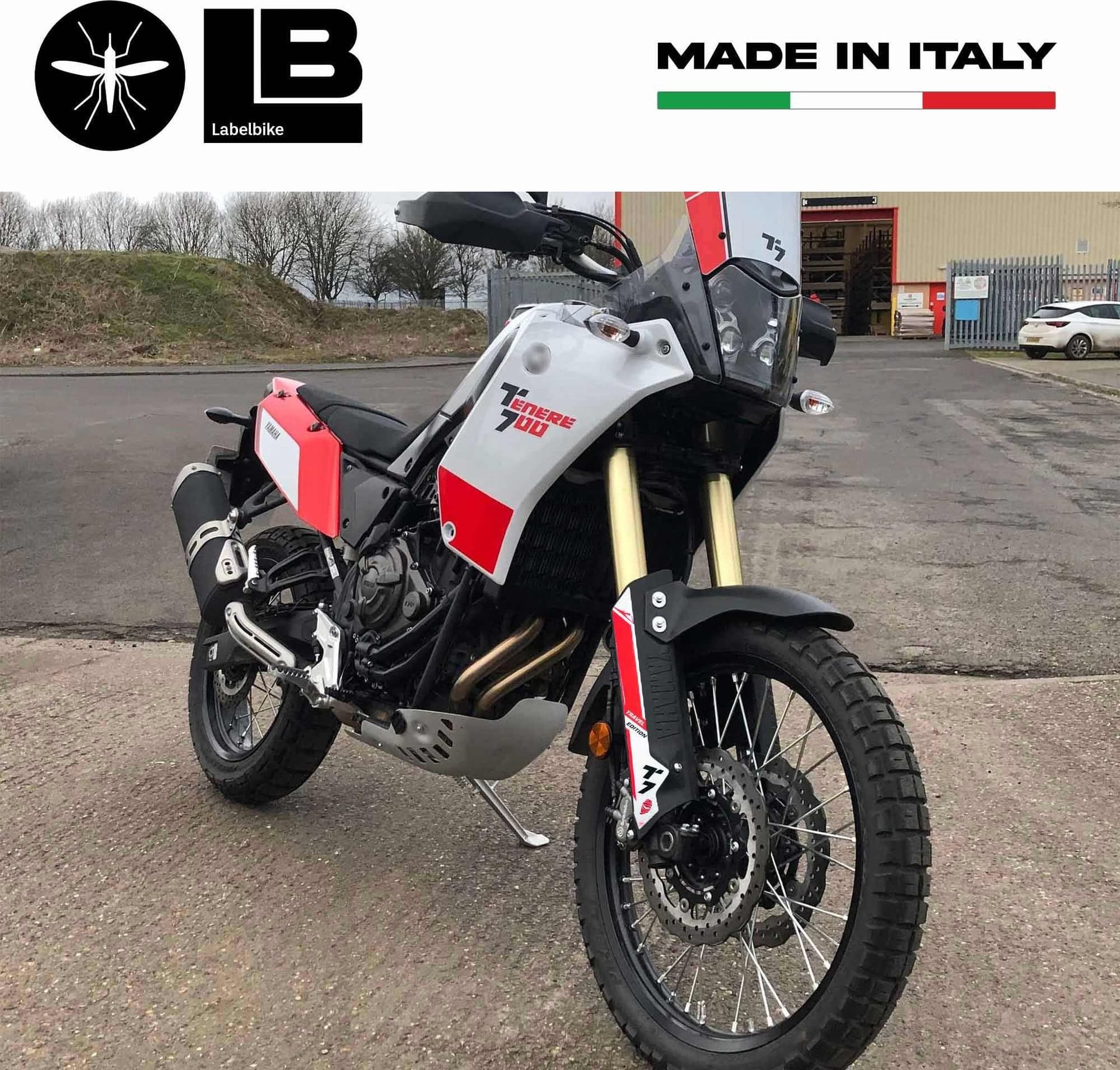 Adesivi 3D Protezioni Parasteli compatibili con Yamaha Tenere 700 2019-2022 - 9