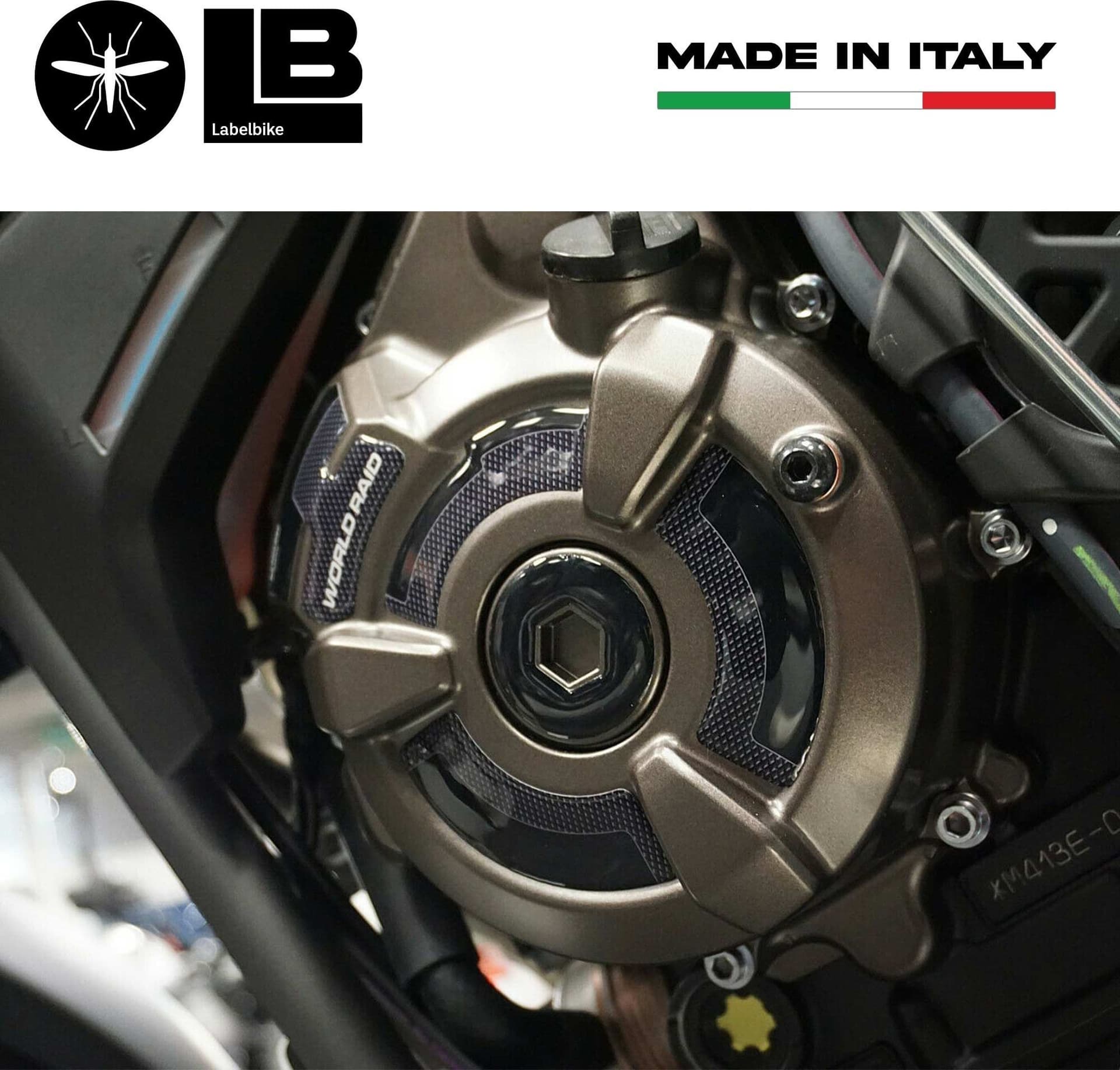 Adesivi 3D carter compatibili con Yamaha Tenere 700 Rally Edition 2022 - 3