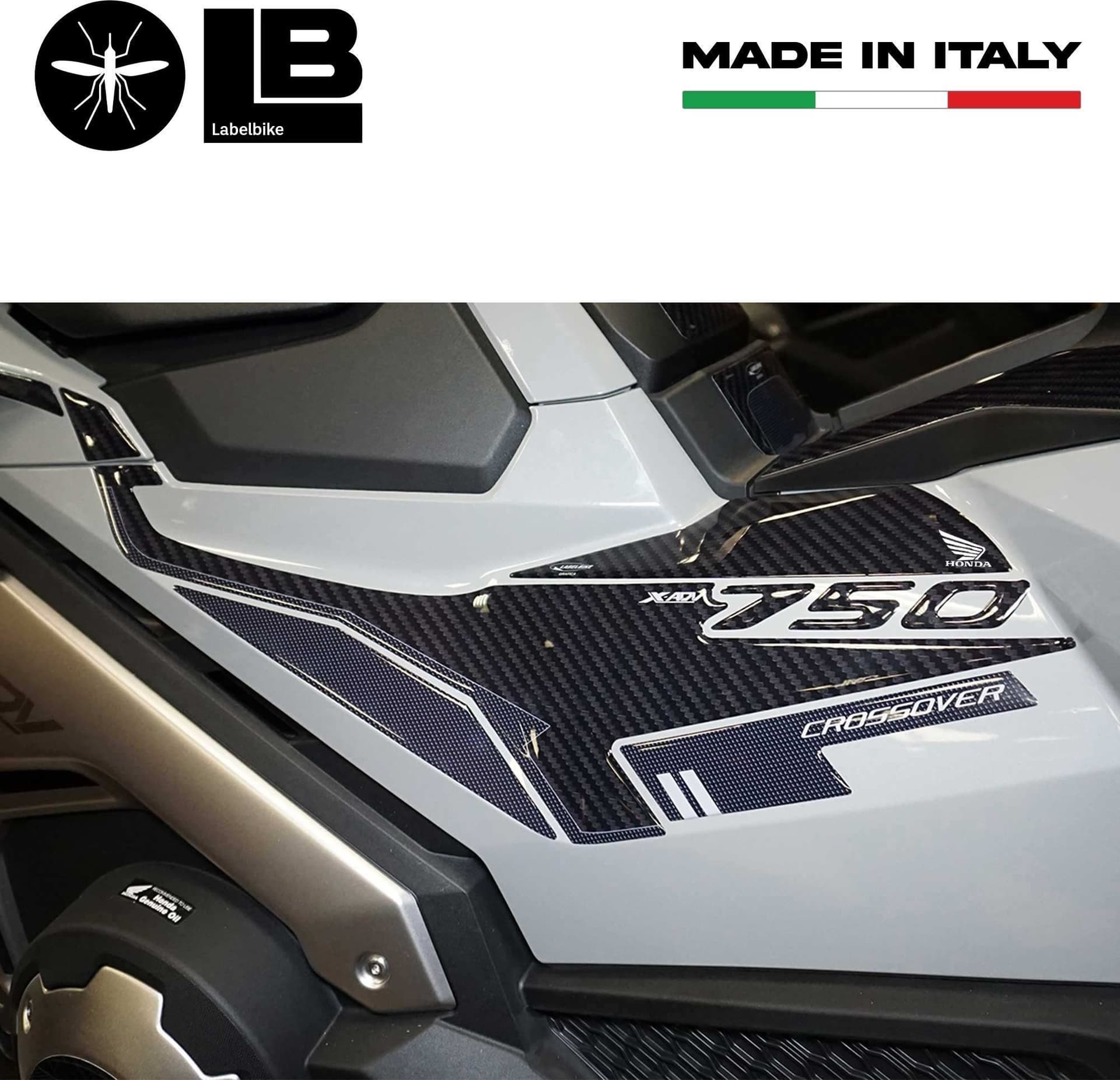 Adesivi 3D Protezioni Laterali Pedana compatibili con Honda X-ADV 2021-25 - 5