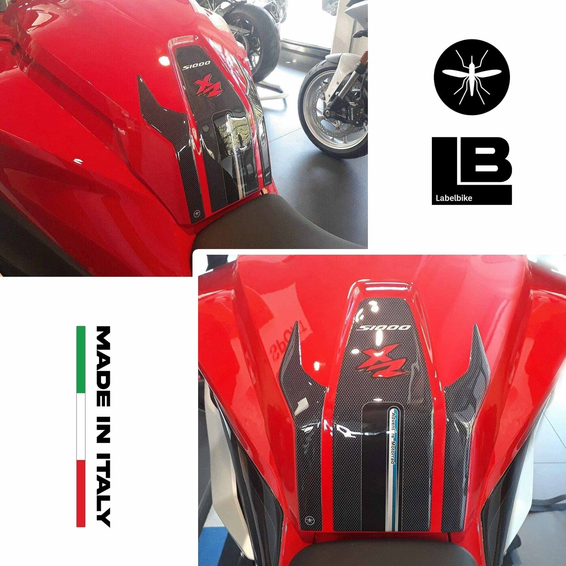 Paraserbatoio adesivi serbatoio gel 3D per moto compatibile BMW S1000XR 2020-2021 - 5