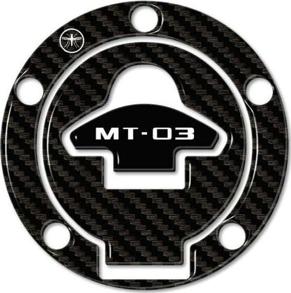 ADESIVO 3D PROTEZIONE TAPPO SERBATOIO MOTO compatibile con YAMAHA MT-03 2016-25 - 2