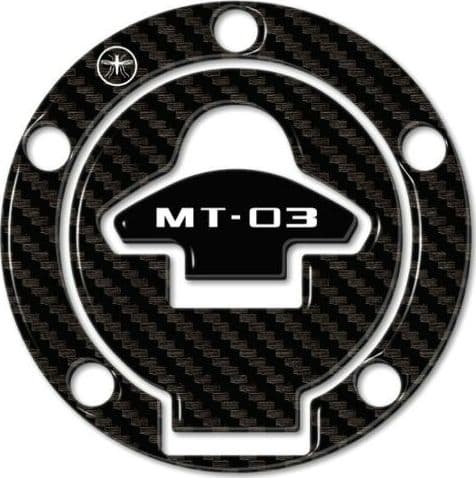 ADESIVO 3D PROTEZIONE TAPPO SERBATOIO MOTO compatibile con YAMAHA MT-03 2016-25 - 2