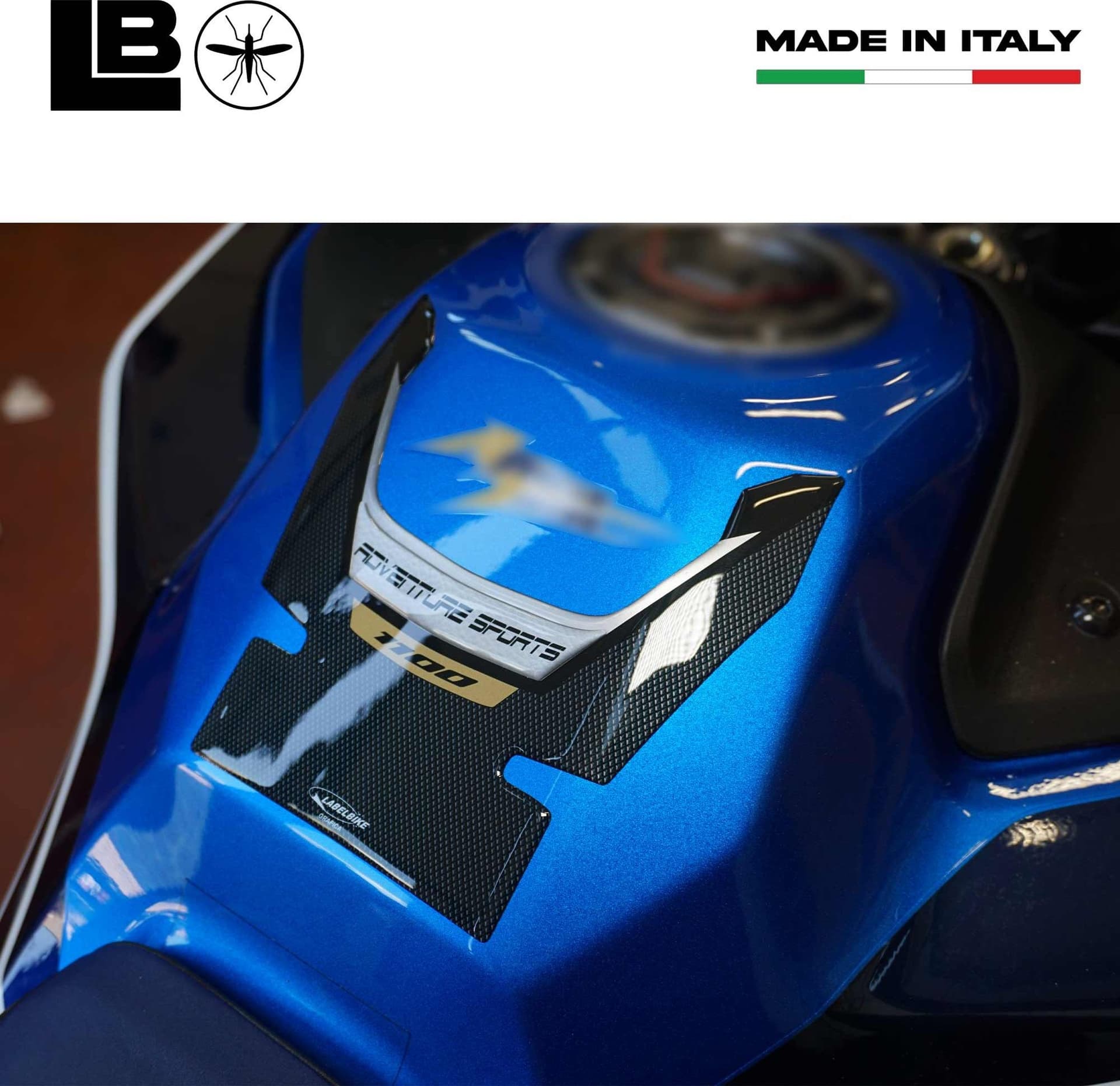 ADESIVO 3D serbatoio moto compatibile HONDA AFRICA TWIN ADVENTURE SPORTS 1100 L - 4