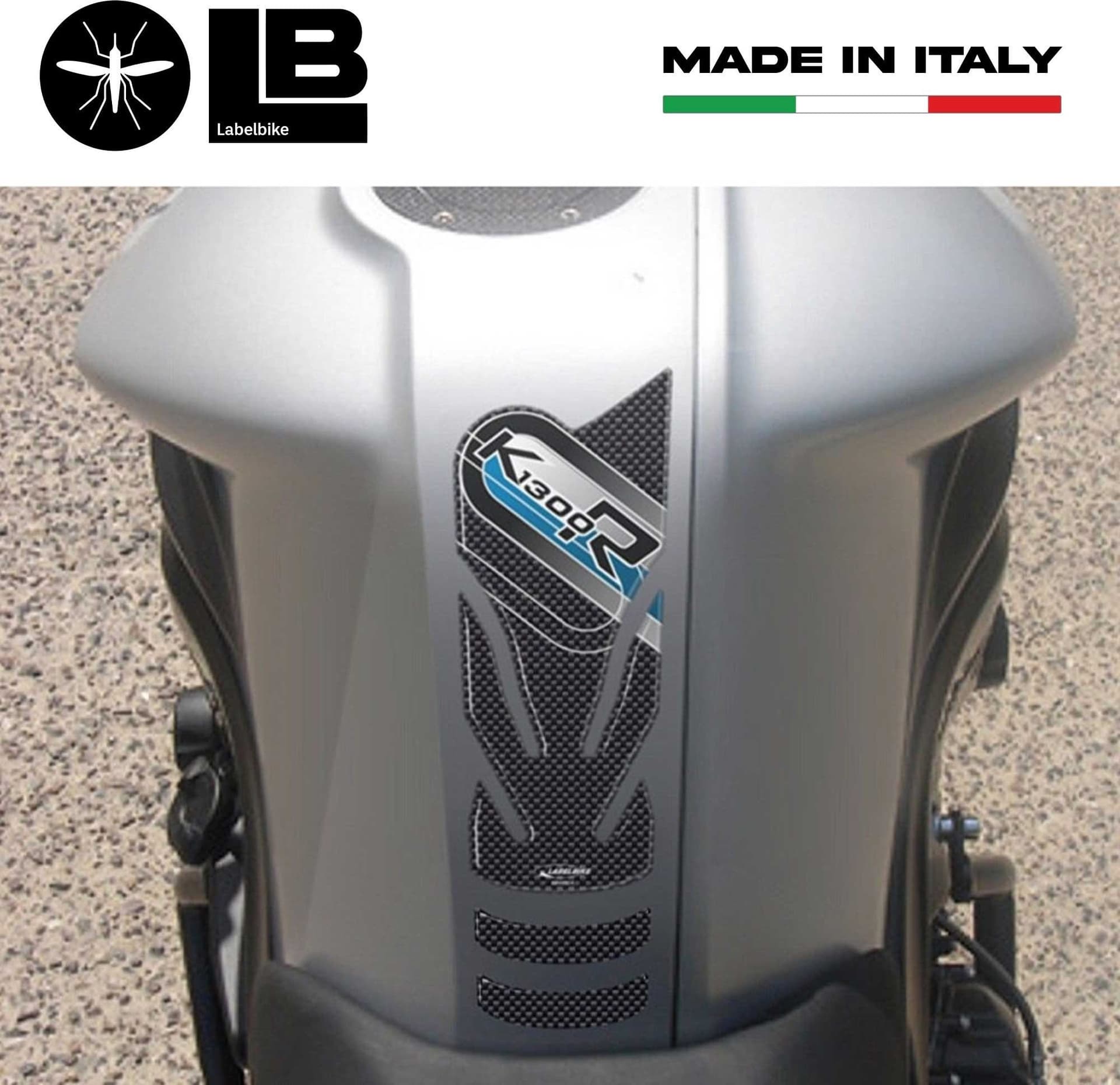 PARASERBATOIO 3D gel K1300 PROTEZIONE SERBATOIO compatibile per MOTO BMW K1300R - 2