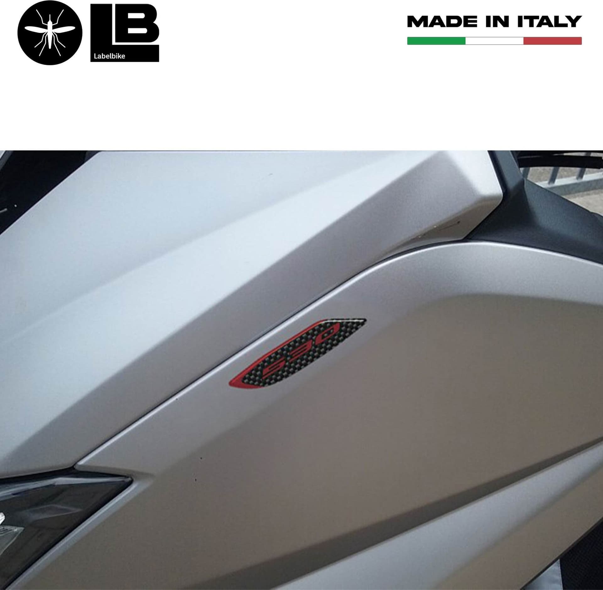 tappi ADESIVI GEL 3D specchietti ERGAL compatibili per SCOOTER YAMAHA TMAX 530 - 6