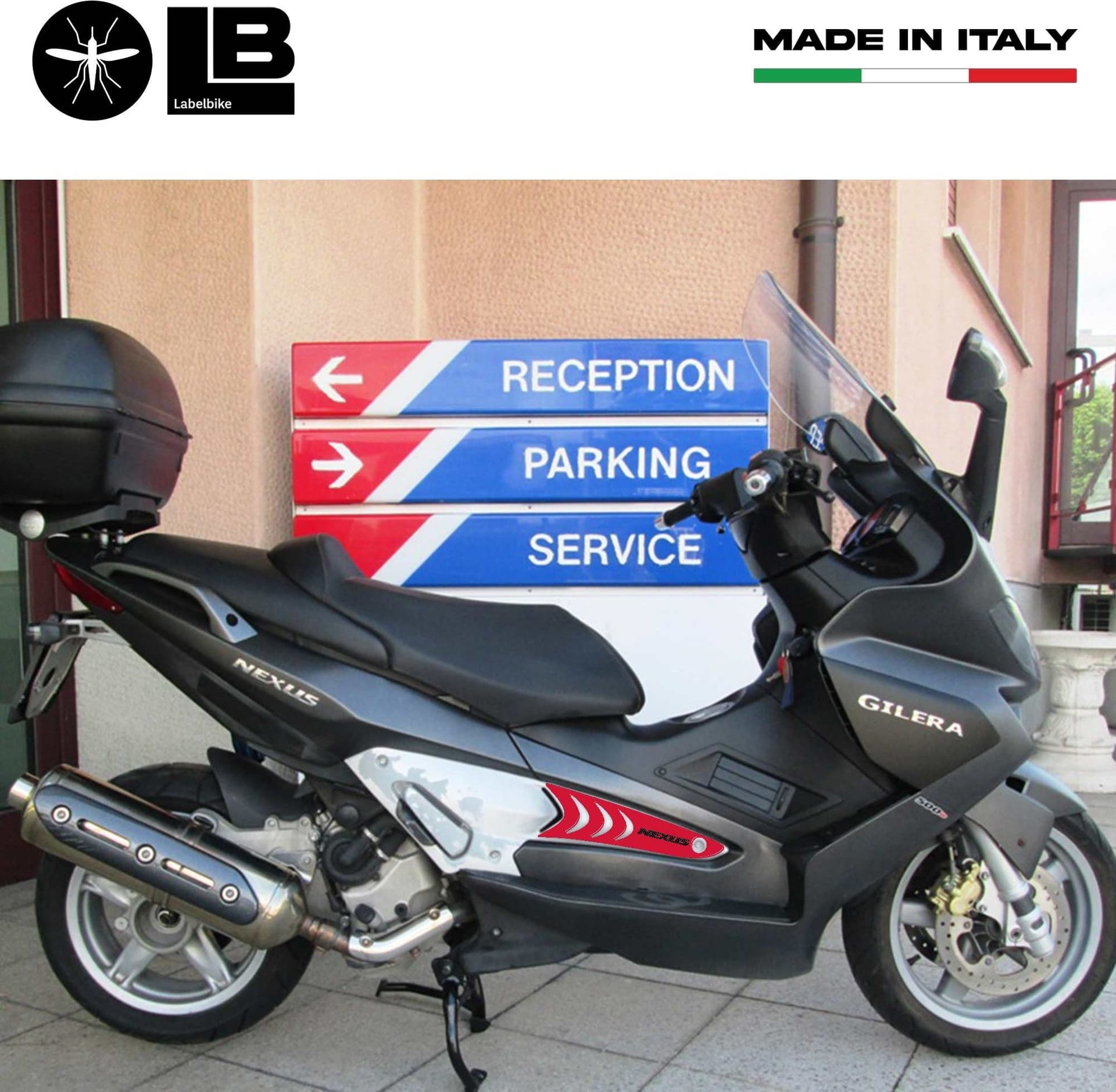 2 Adesivi In Resina Gel Protezioni Pedana Compatibili Per Gilera Nexus 300-500 - 9