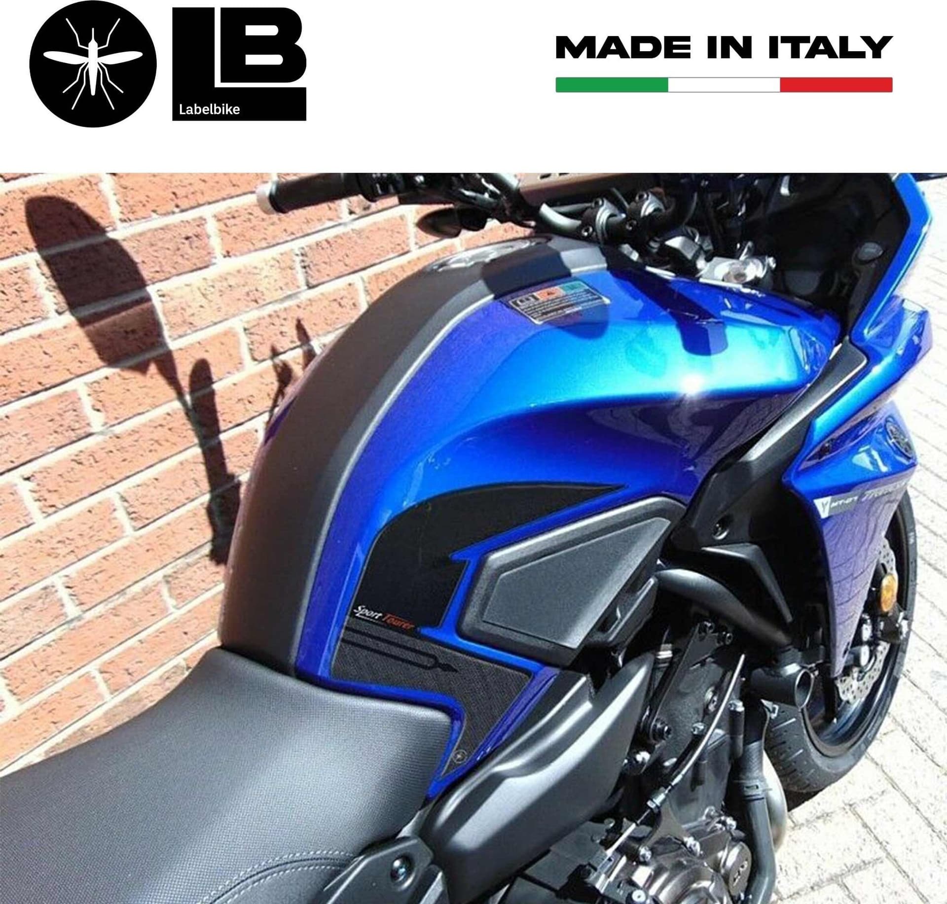 Adesivi 3D laterali serbatoio compatibili con Yamaha Tracer 700 MT-07 2016-2019 - 4