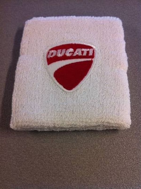 POLSINO COPRI Serbatoio OLIO LIQUIDO FRENI compatibile MOTO DUCATI Nero o Bianco - 3
