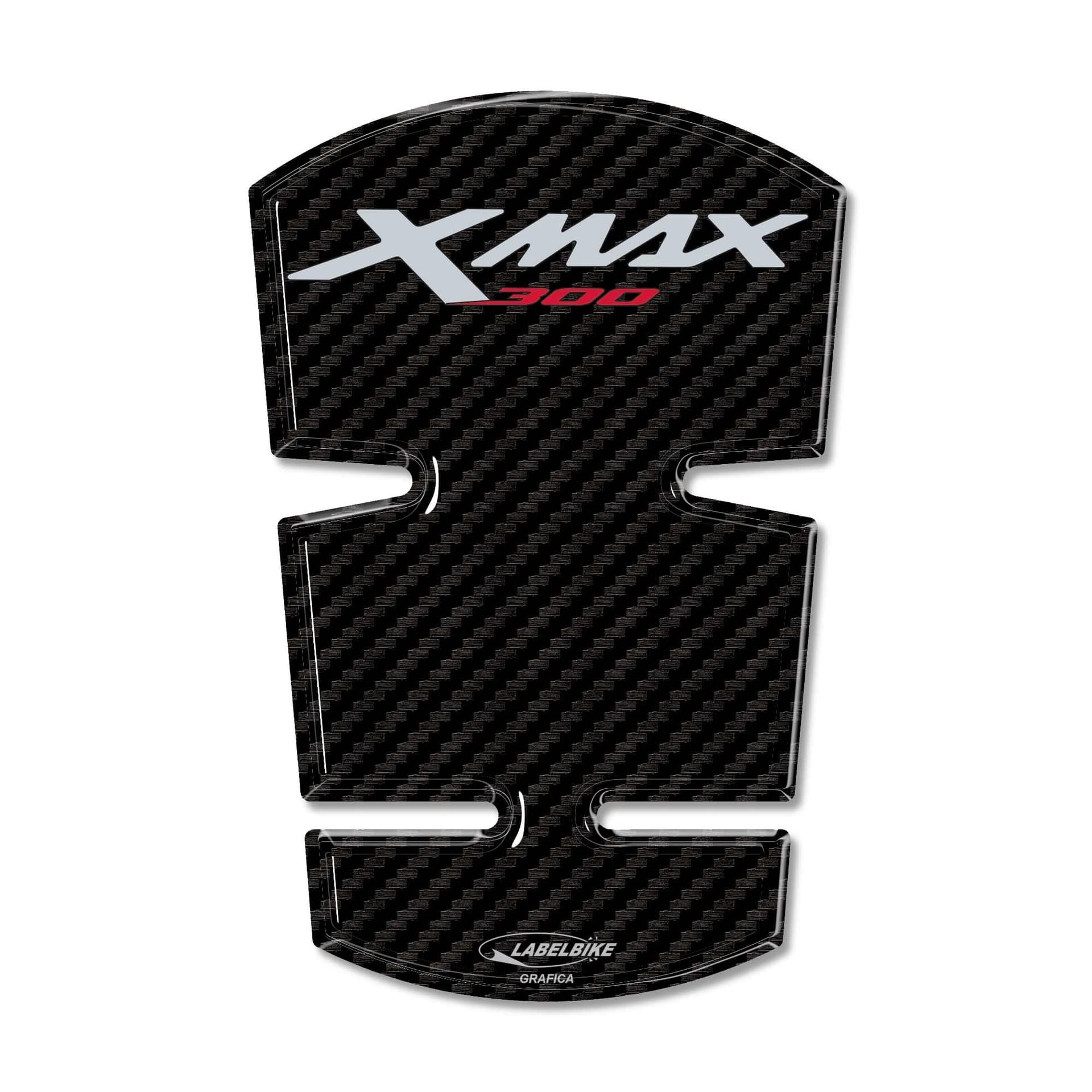 ADESIVO in gel resina 3D PARASERBATOIO compatibile per SCOOTER YAMAHA XMAX 300 - 3