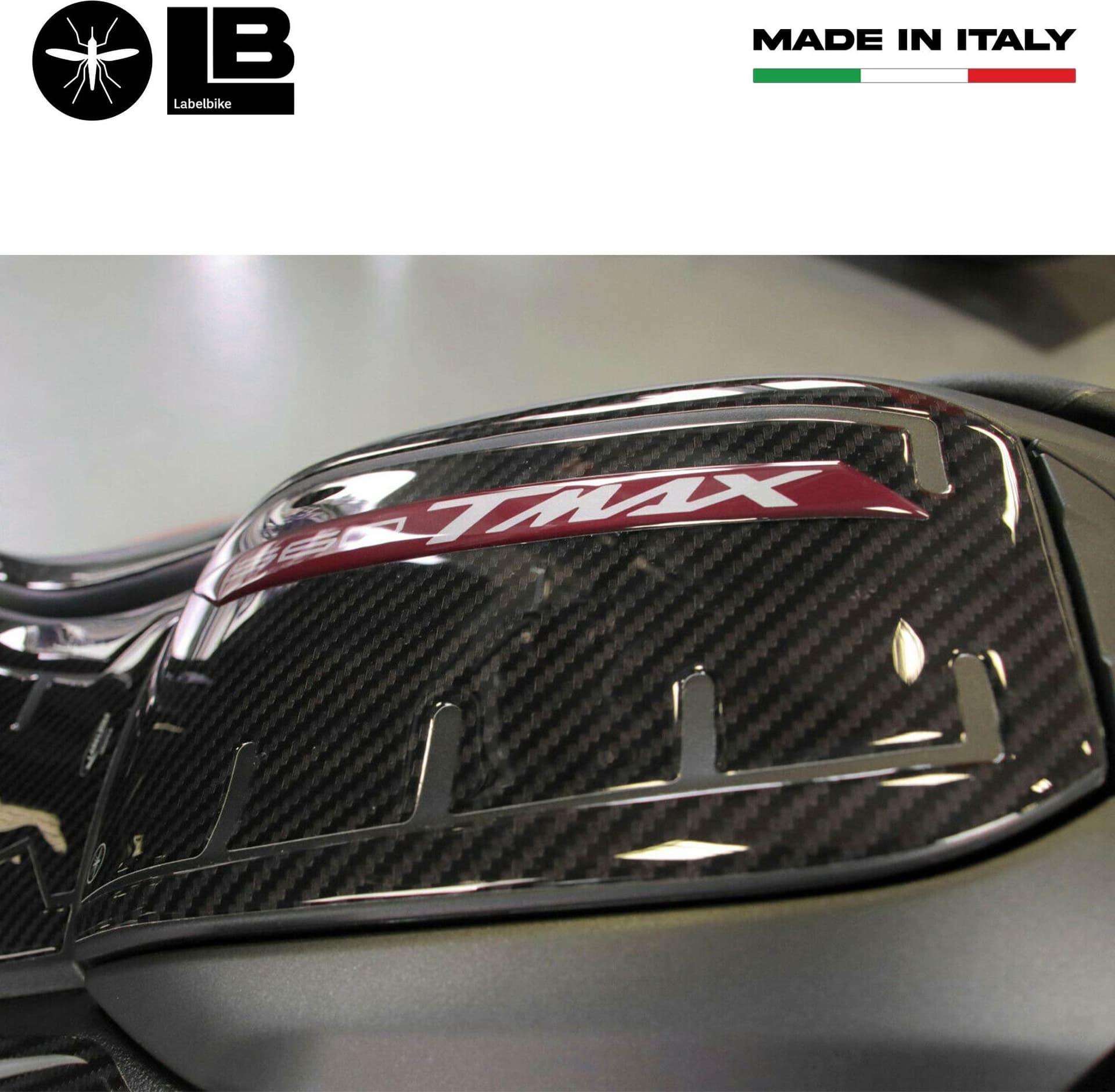 ADESIVO in RESINA 3D PROTEZIONE SPORTELLO SERBATOIO compatibile YAMAHA TMAX 560 - 12