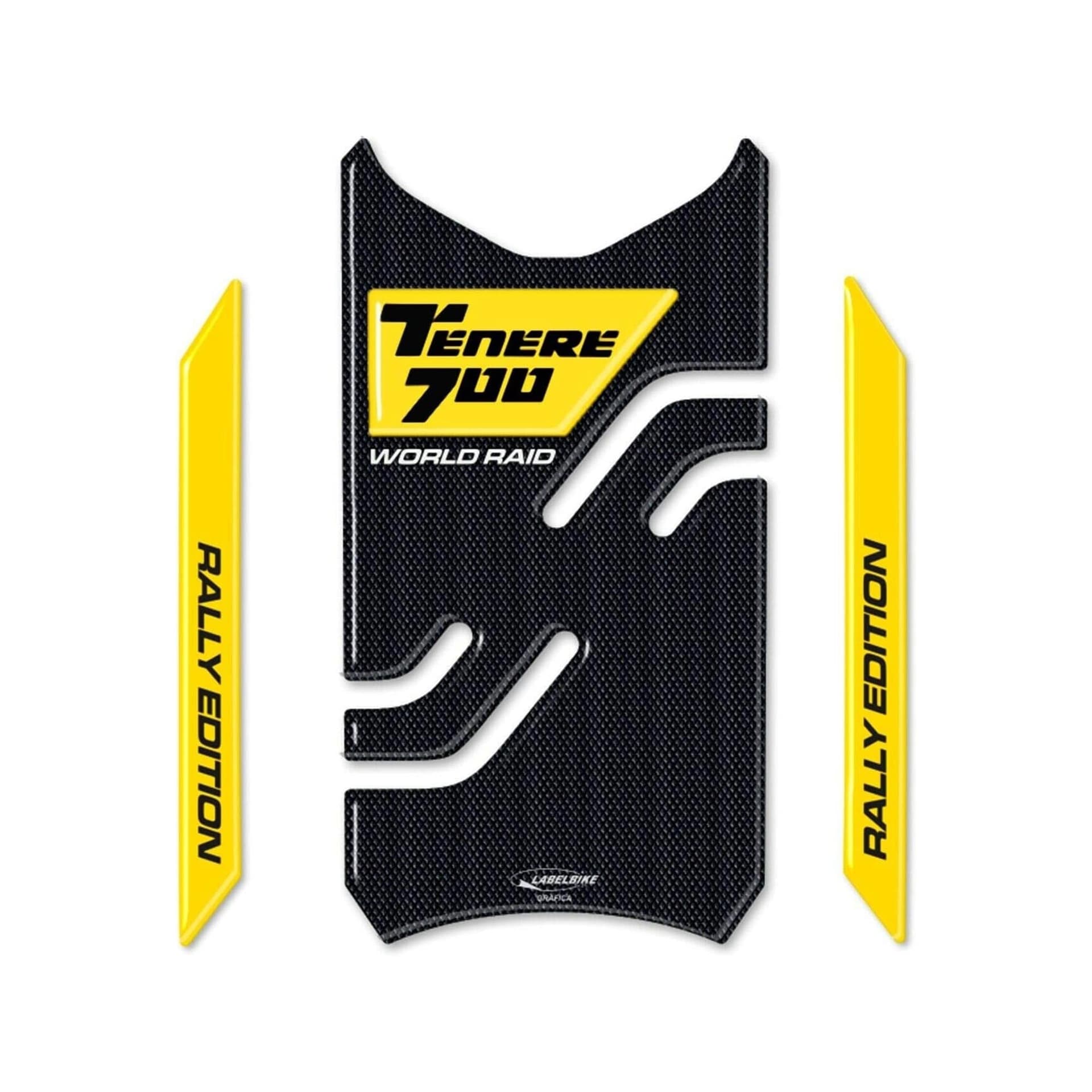 Paraserbatoio gel 3D compatibile con Yamaha tenere 700 tènèrè rally edition - 3