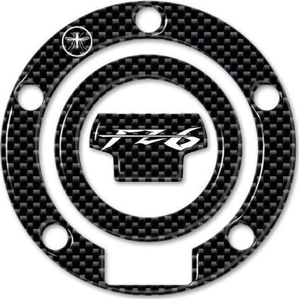ADESIVO in resina gel 3D PROTEZIONE TAPPO SERBATOIO compatibile con YAMAHA FZ6 - 2