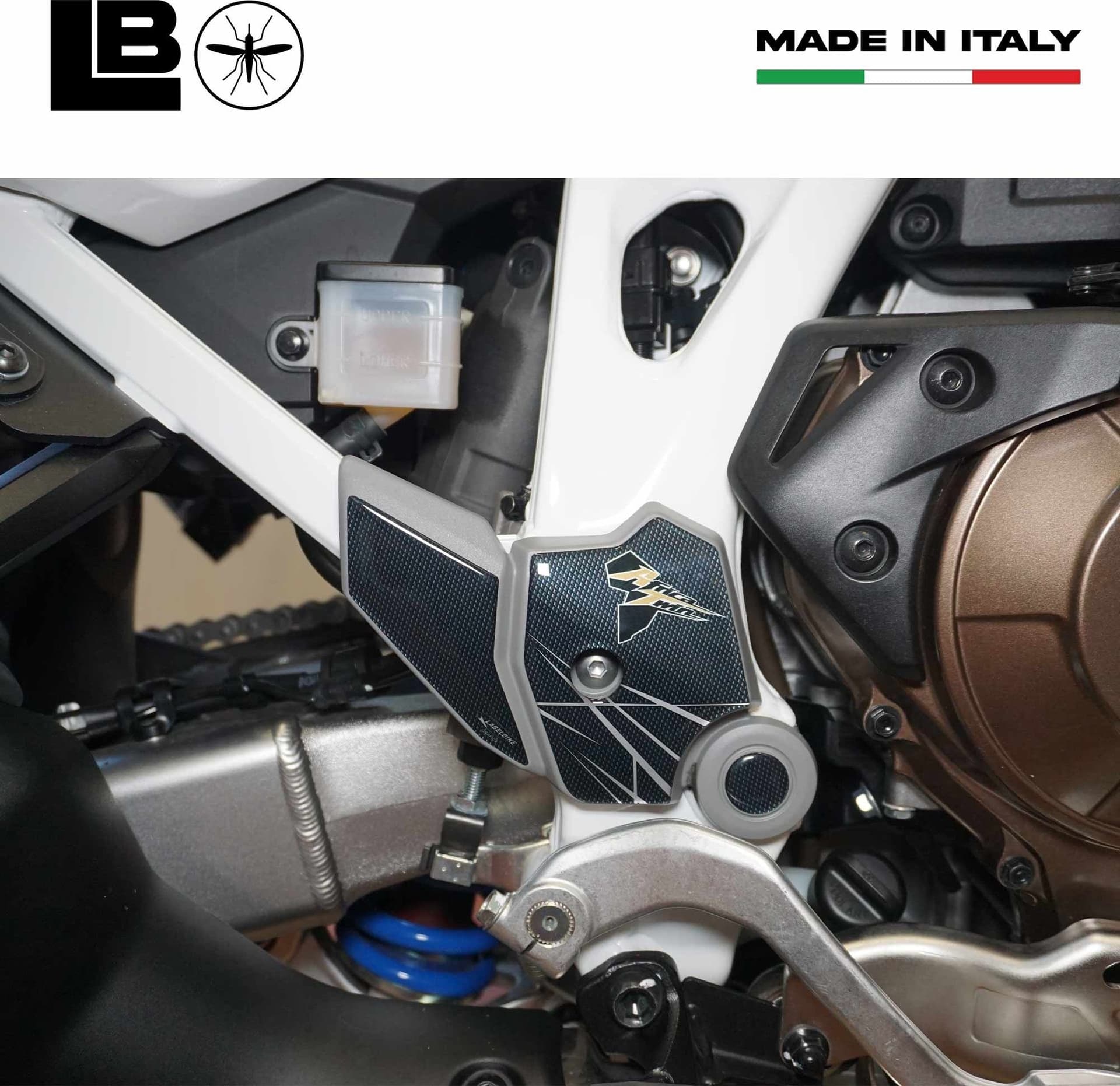 Kit Adesivi Protezioni Battitacco In Gel 3D Compatibili Honda Africa Twin 1100 L - 5