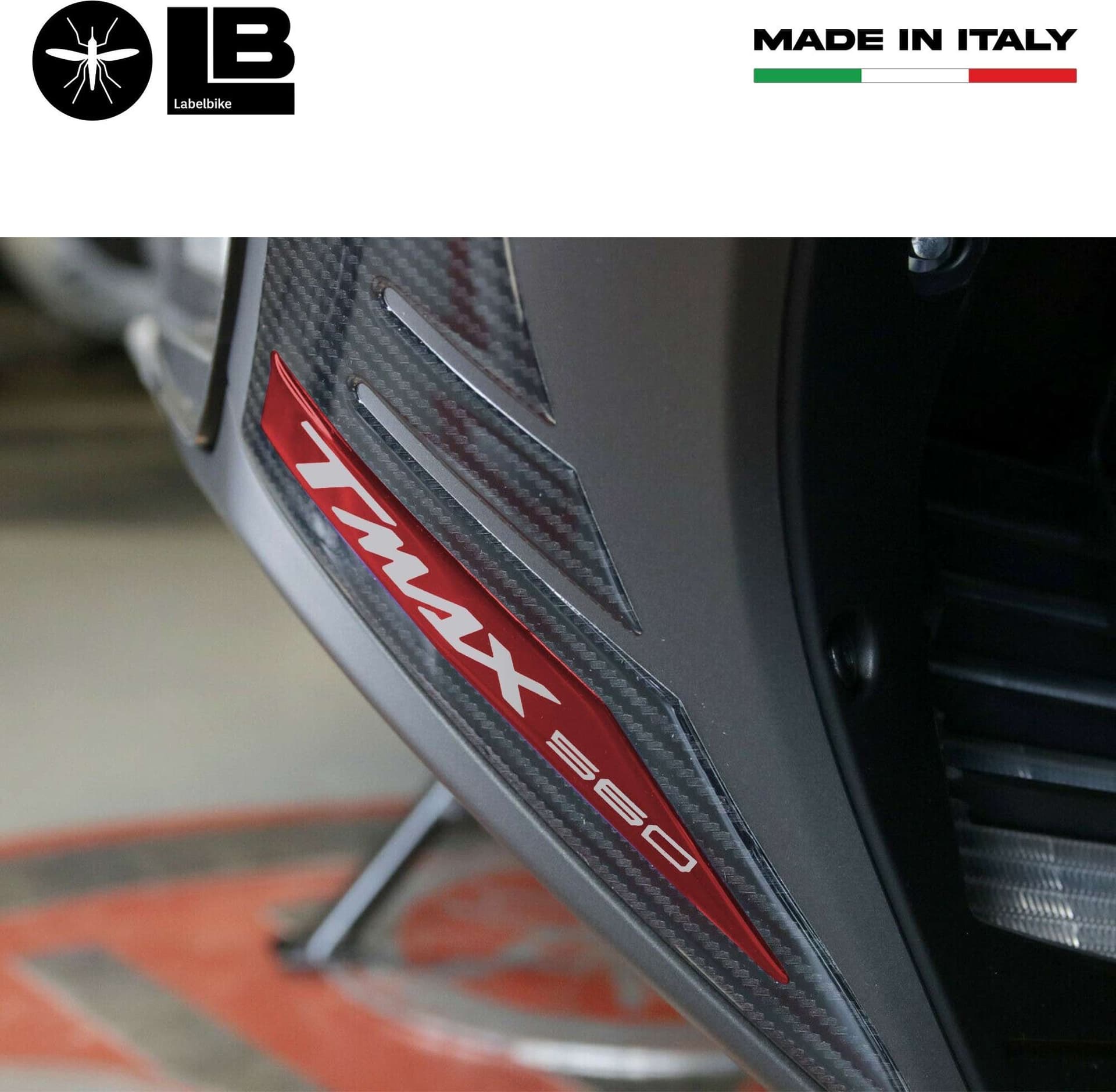 ADESIVI in gel 3D ERGAL per carena Scooter compatibili YAMAHA TMAX 560 2020-2021 - 12
