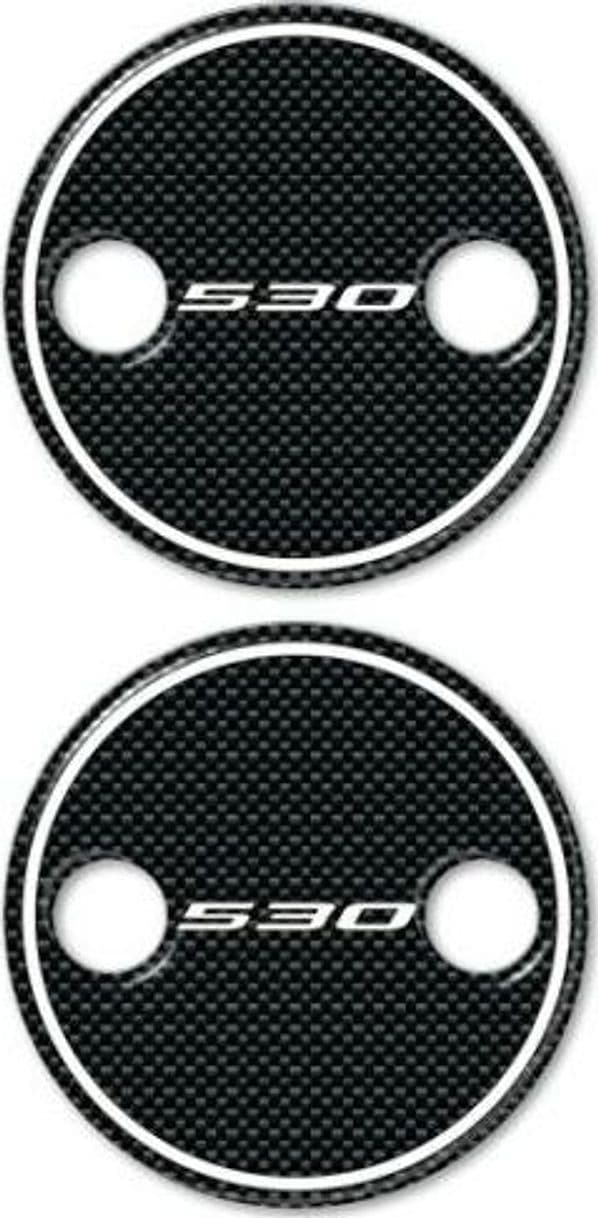 2 ADESIVI in resina 3D TMAX 530 compatibili per carter Scooter YAMAHA 2012-2016 - 2