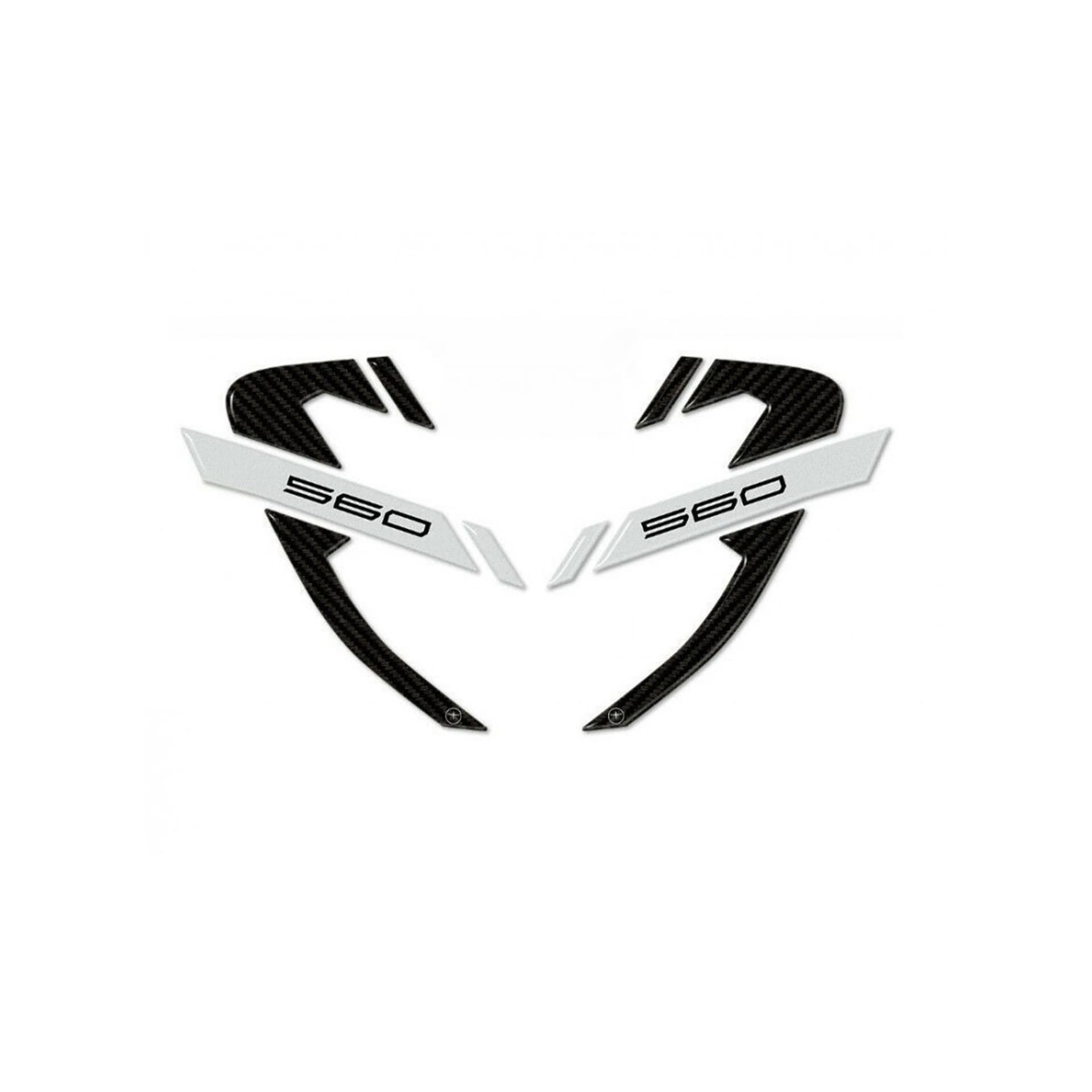 2 ADESIVI gel 3D PARASPIGOLI CARENE scooter compatibili YAMAHA TMAX 560 2020-21 - 14