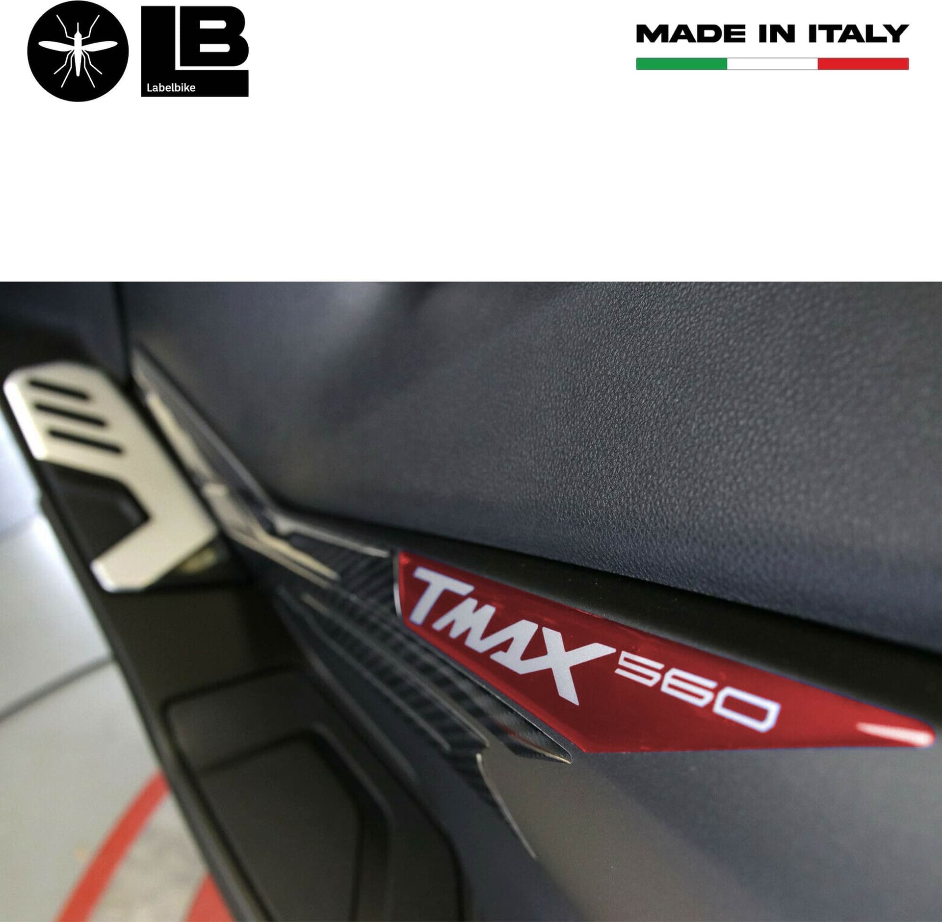 Kit ADESIVI in RESINA GEL 3D per BOOMERANG compatibili YAMAHA Tmax 560 2020-21 - 12