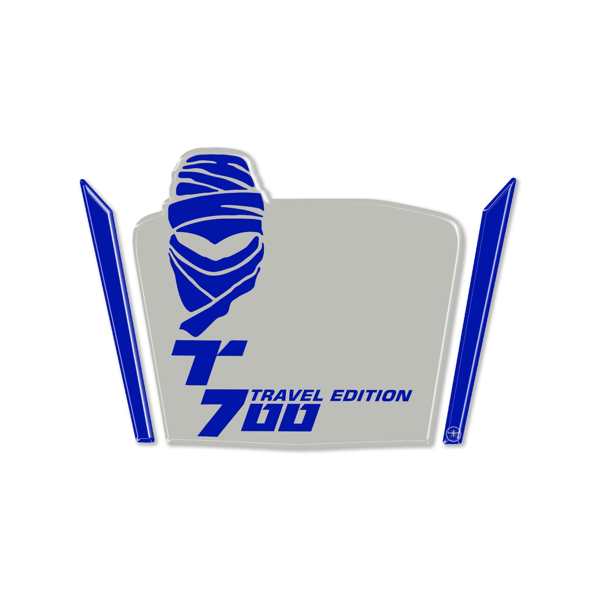 Adesivo cupolino 3D compatibile con Yamaha Tenere 700 2019-2022 - 18