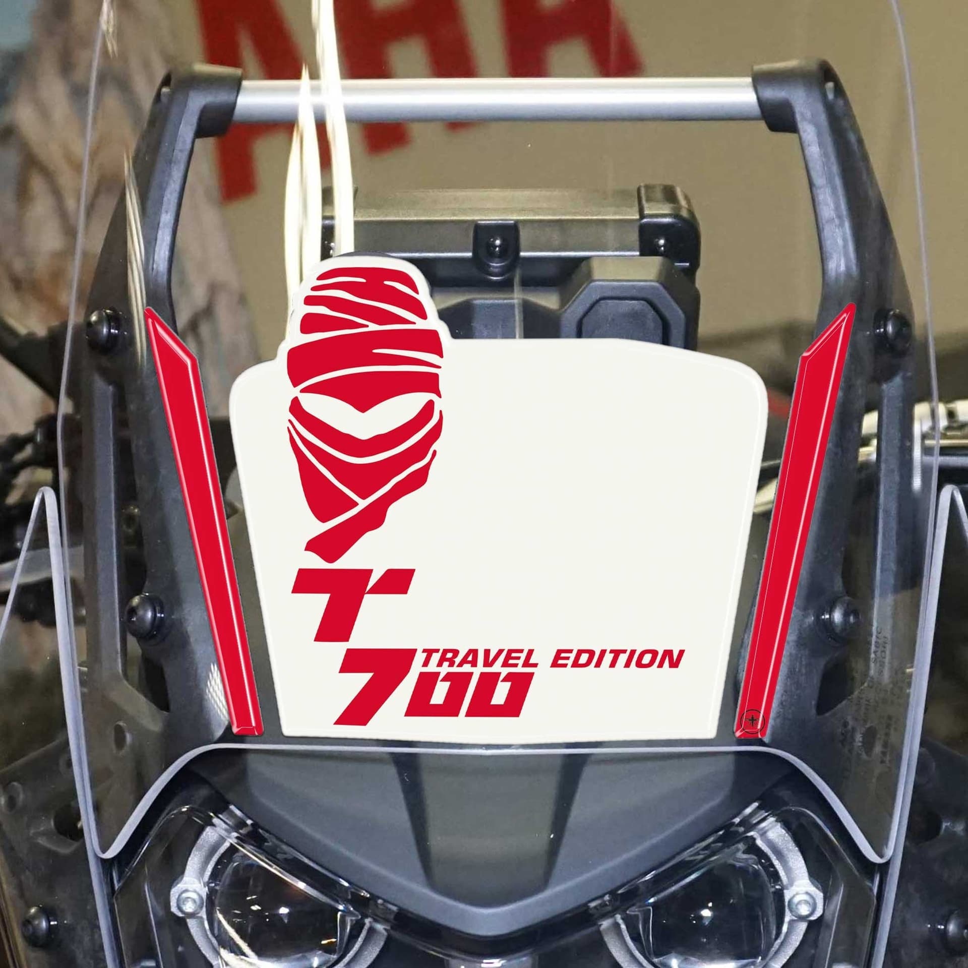 Adesivo cupolino 3D compatibile con Yamaha Tenere 700 2019-2022 - 11