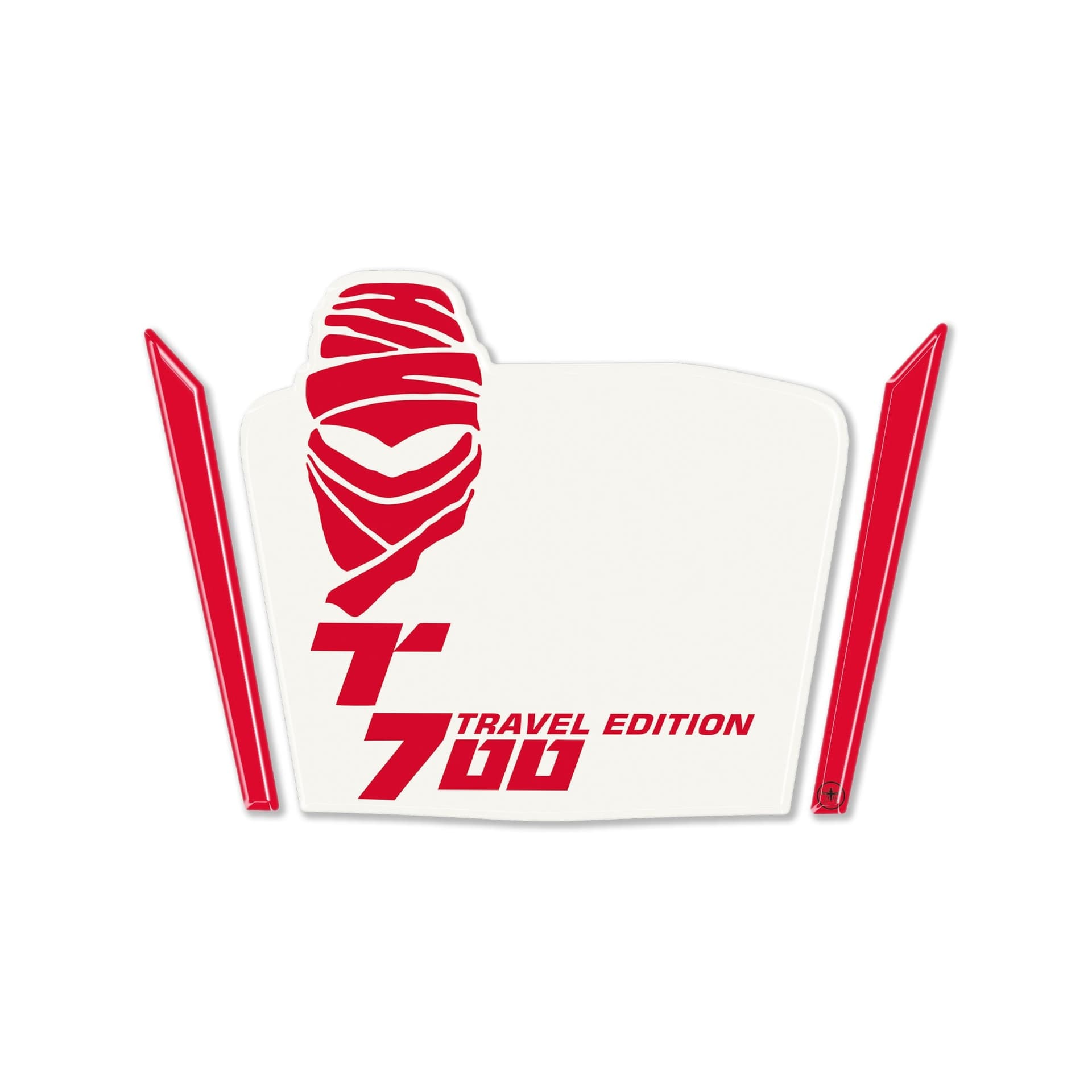 Adesivo cupolino 3D compatibile con Yamaha Tenere 700 2019-2022 - 12