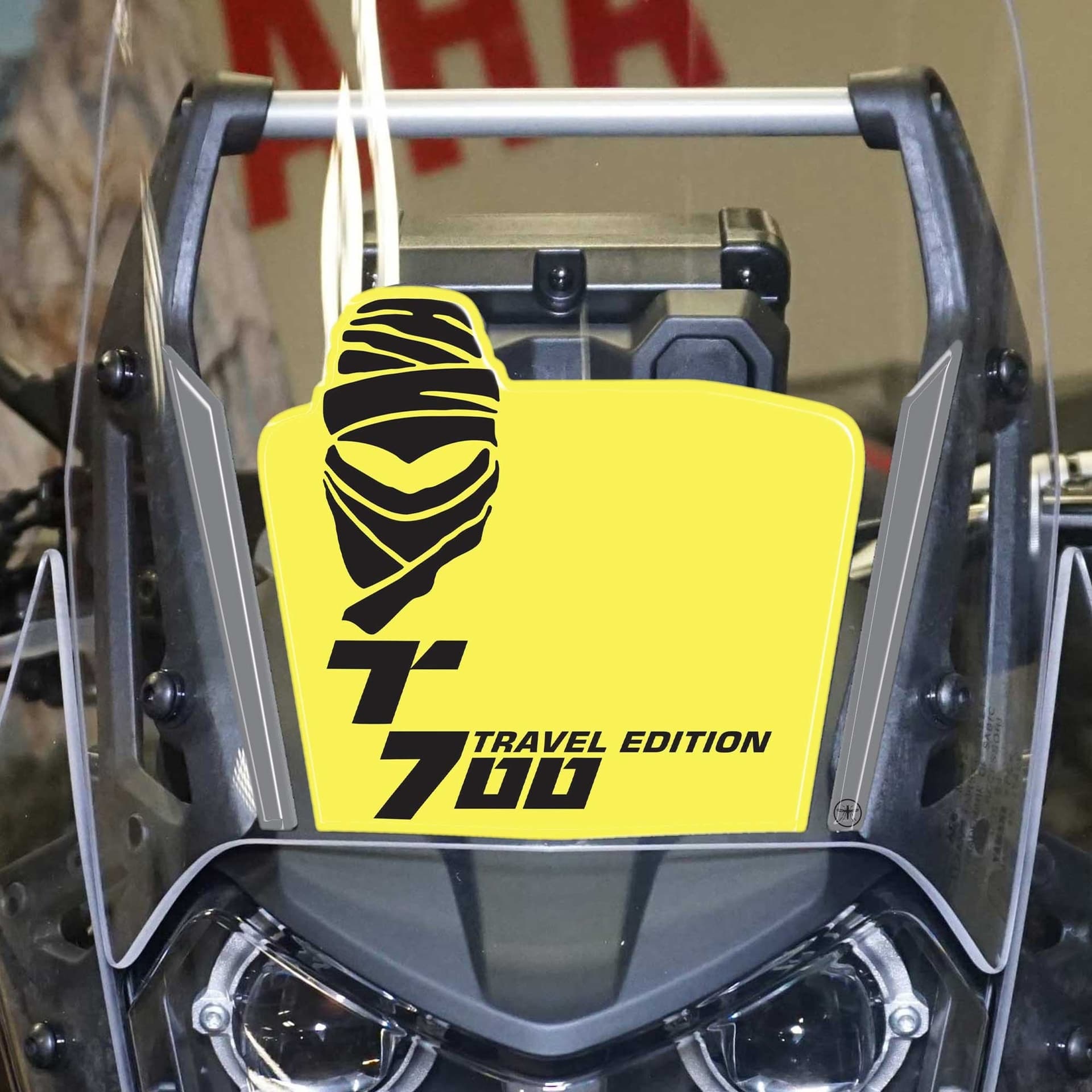 Adesivo cupolino 3D compatibile con Yamaha Tenere 700 2019-2022 - 6