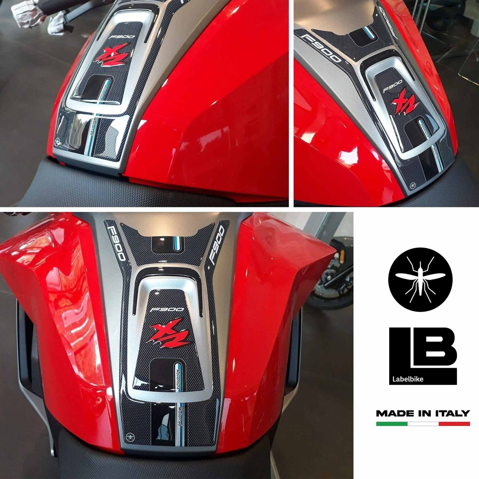 Paraserbatoio gel 3D F900 XR adesivo per serbatoio moto compatibile BMW F900XR - 4