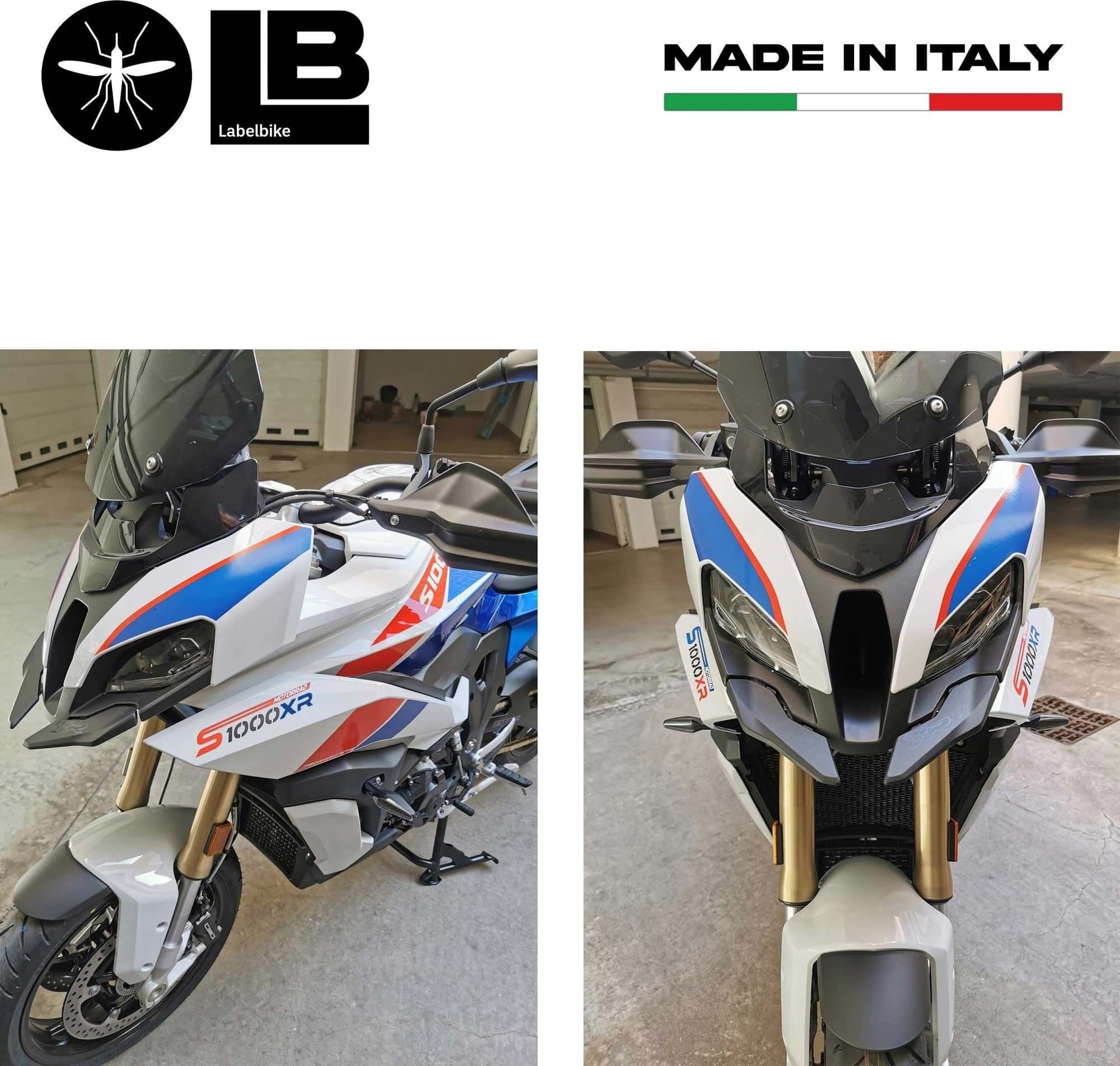 Adesivi prespaziati compatibili con BMW S1000XR SPORT scritte adesive 18x4 cm - 3