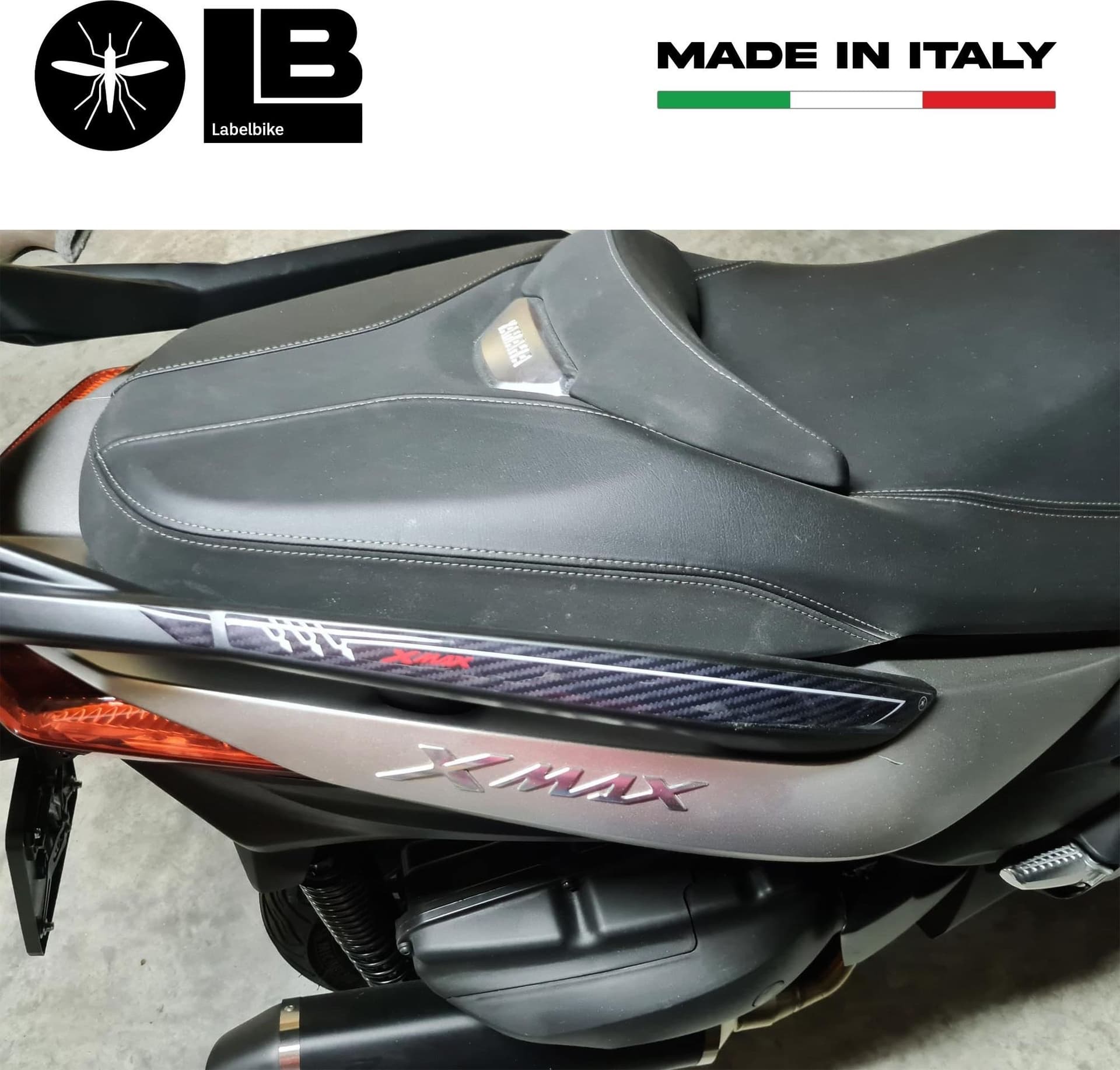 Adesivi 3D Protezioni Maniglie con Bauletto compatibili con Yamaha X-Max 2017-24 - 4