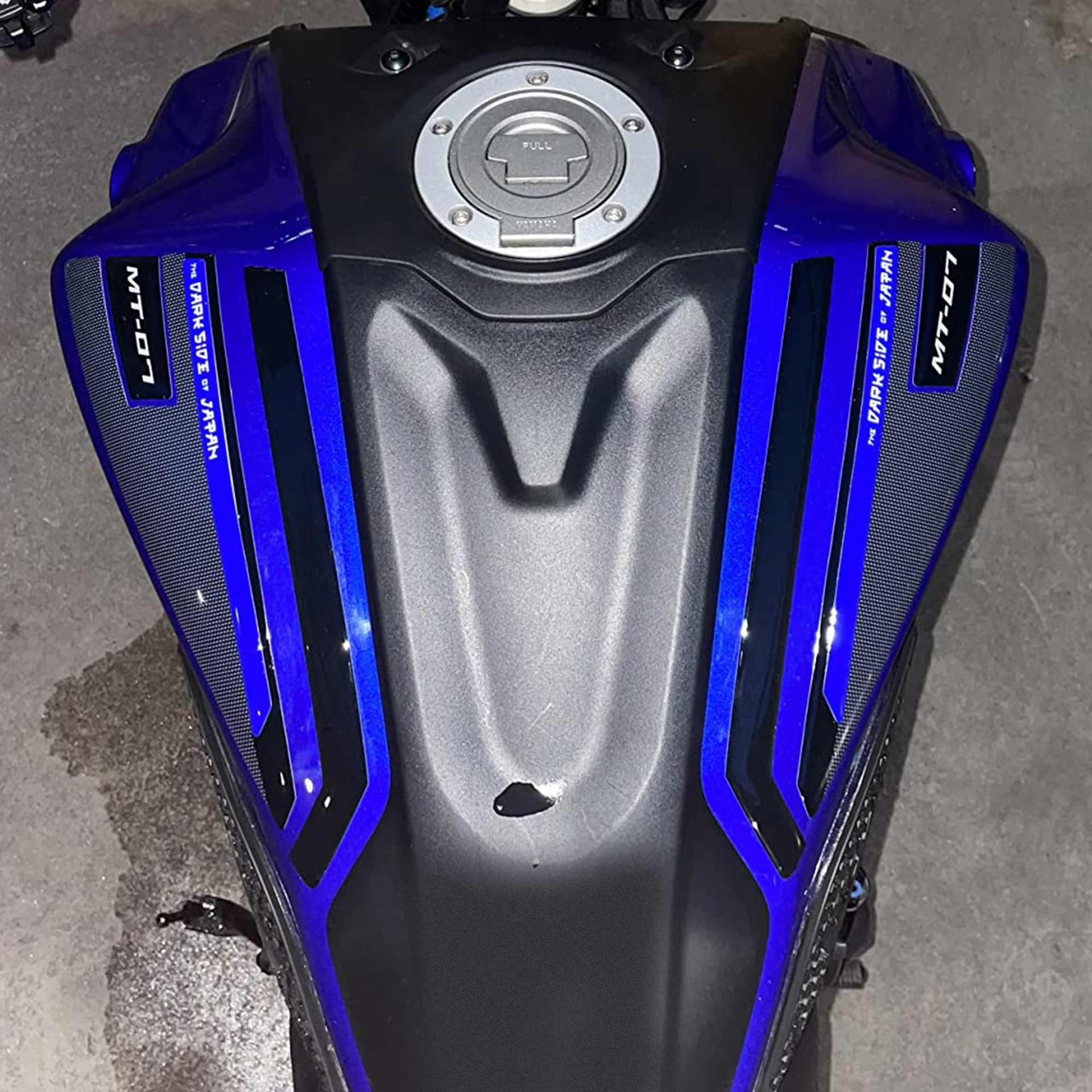Adesivi 3D Fasce Serbatoio superiore compatibili con Yamaha Mt-07 2021-2023 - 15