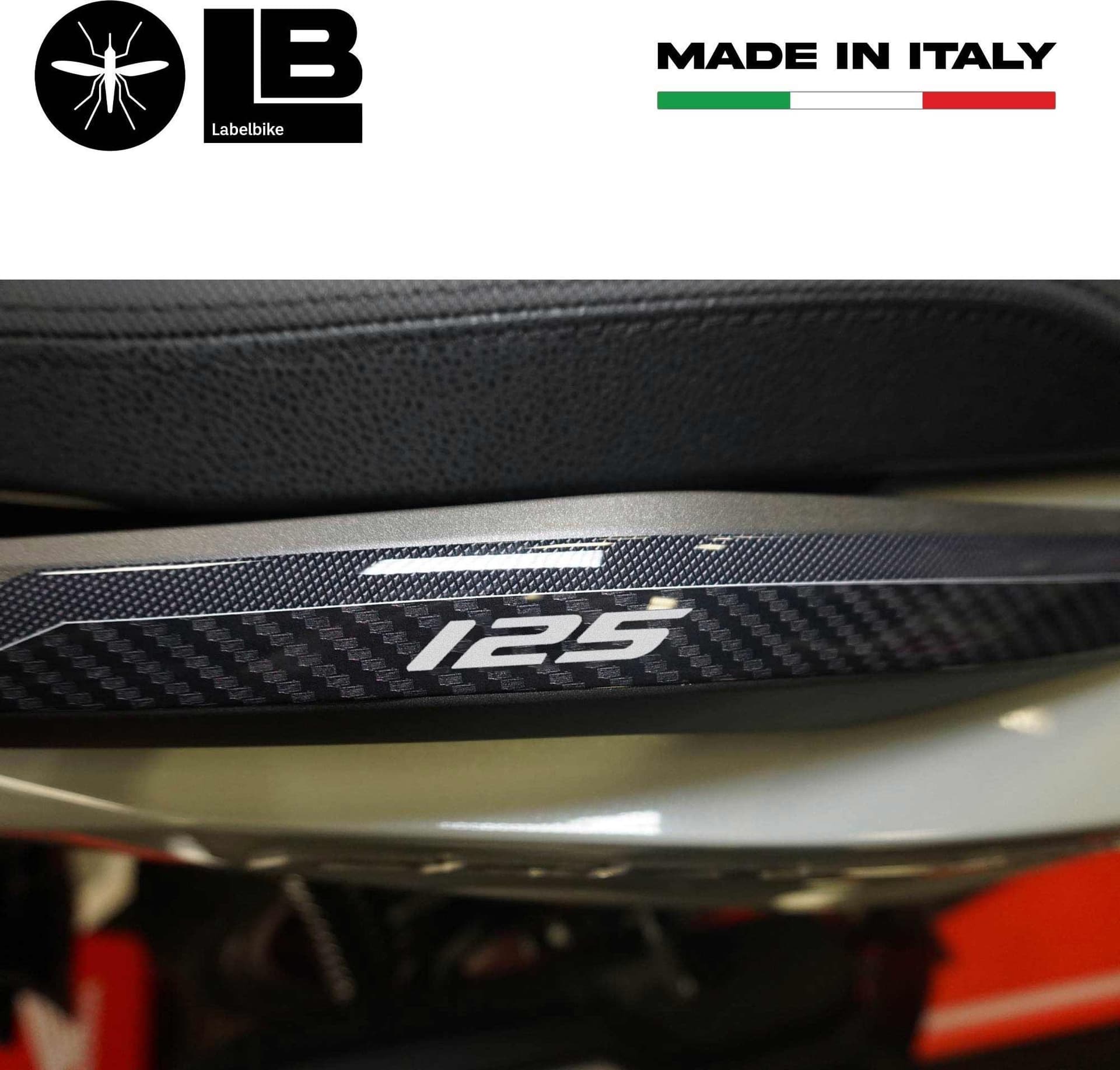 Adesivi 3D Protezioni Maniglie posteriori compatibili con Honda Forza 125 2022 - 5