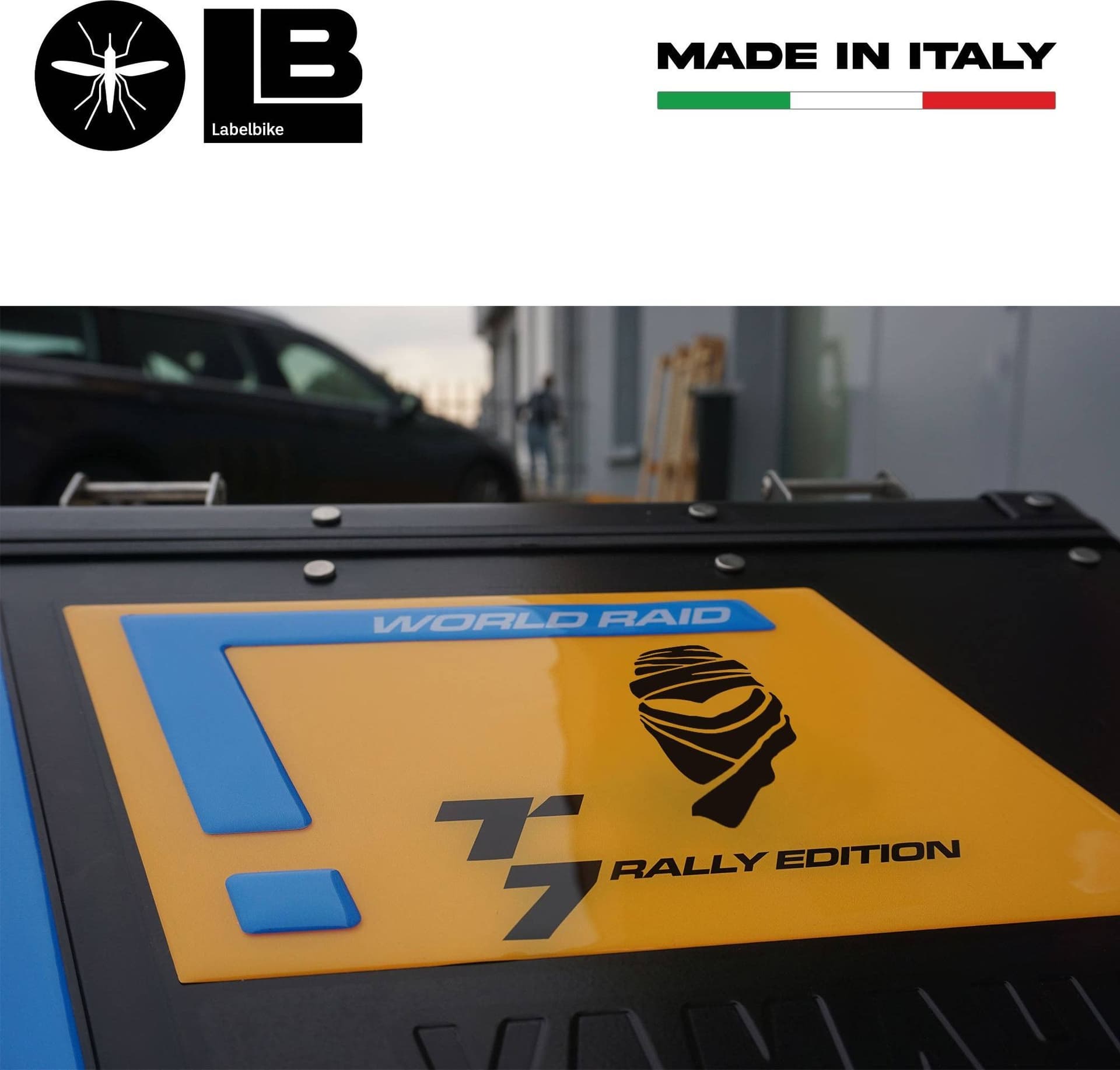 Adesivi 3D borse laterali compatibili con Yamaha Tenere 700 Rally - 3